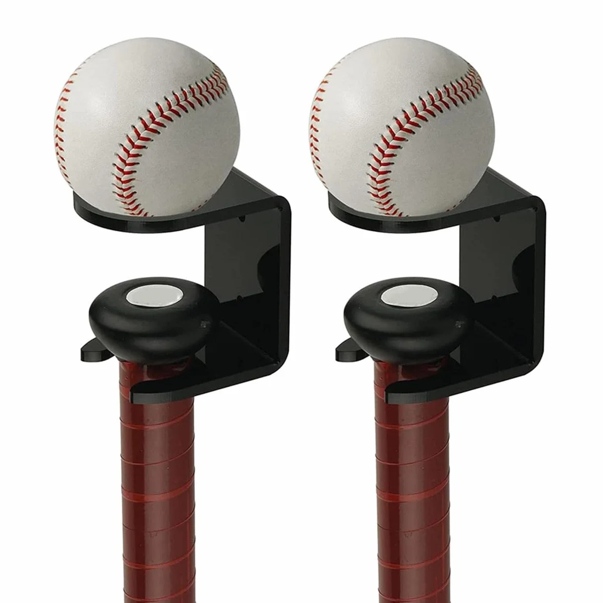 Soporte de acrílico para Bate de béisbol y Pelotas, Montaje en Pared