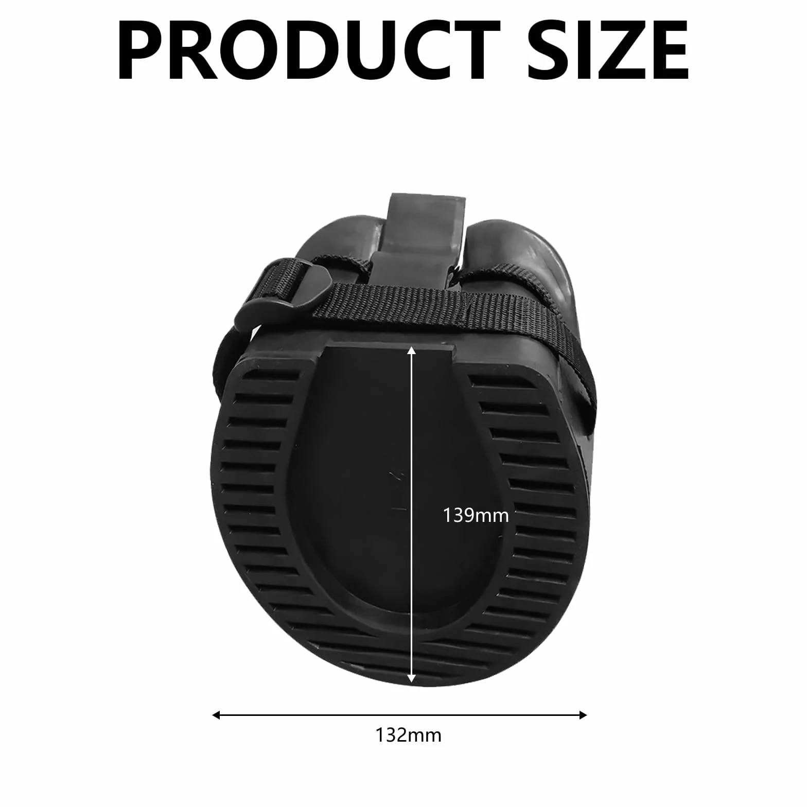 1 Par Botas de Goma para Cascos, Protección para Cascos de Caballos, Antideslizamiento Botas de Goma para Caballos, Herraduras para Cascos Lesionados, Diseñado para Soporte en Lesiones (M)