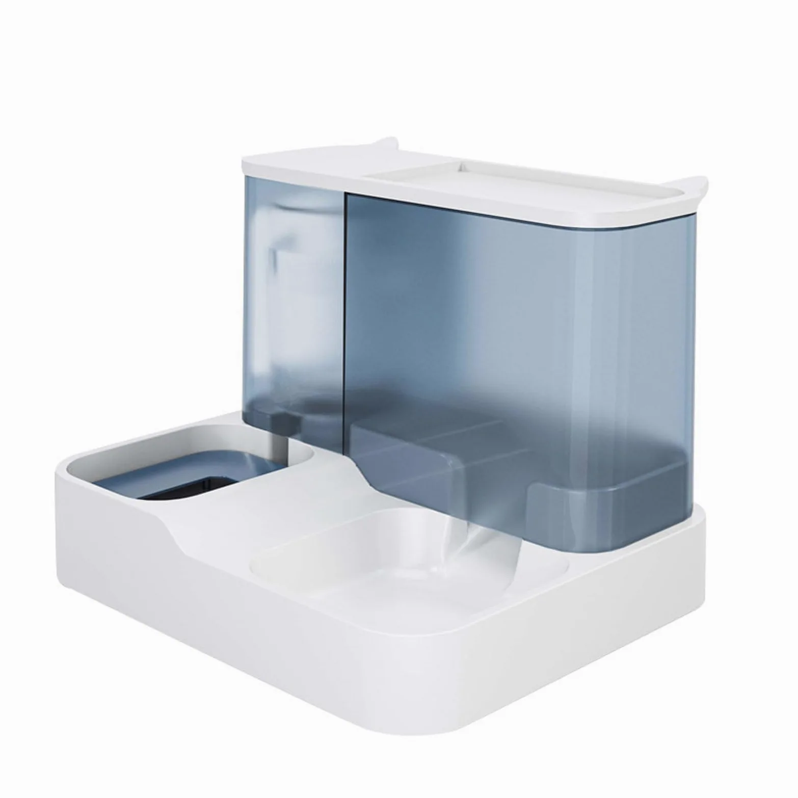 Comedero automático for Perros y Gatos, dispensador de Agua 2,8 l, Color Azul