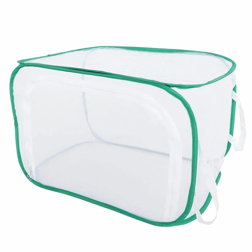 Hábitat portátil de Caterpillar, Jaula de hábitat de Insectos y Mariposas, Jaula de cría Duradera y Grande Jaula de cría ventilada, para Cultivar Insectos en el Patio(40 * 40 * 60cm)