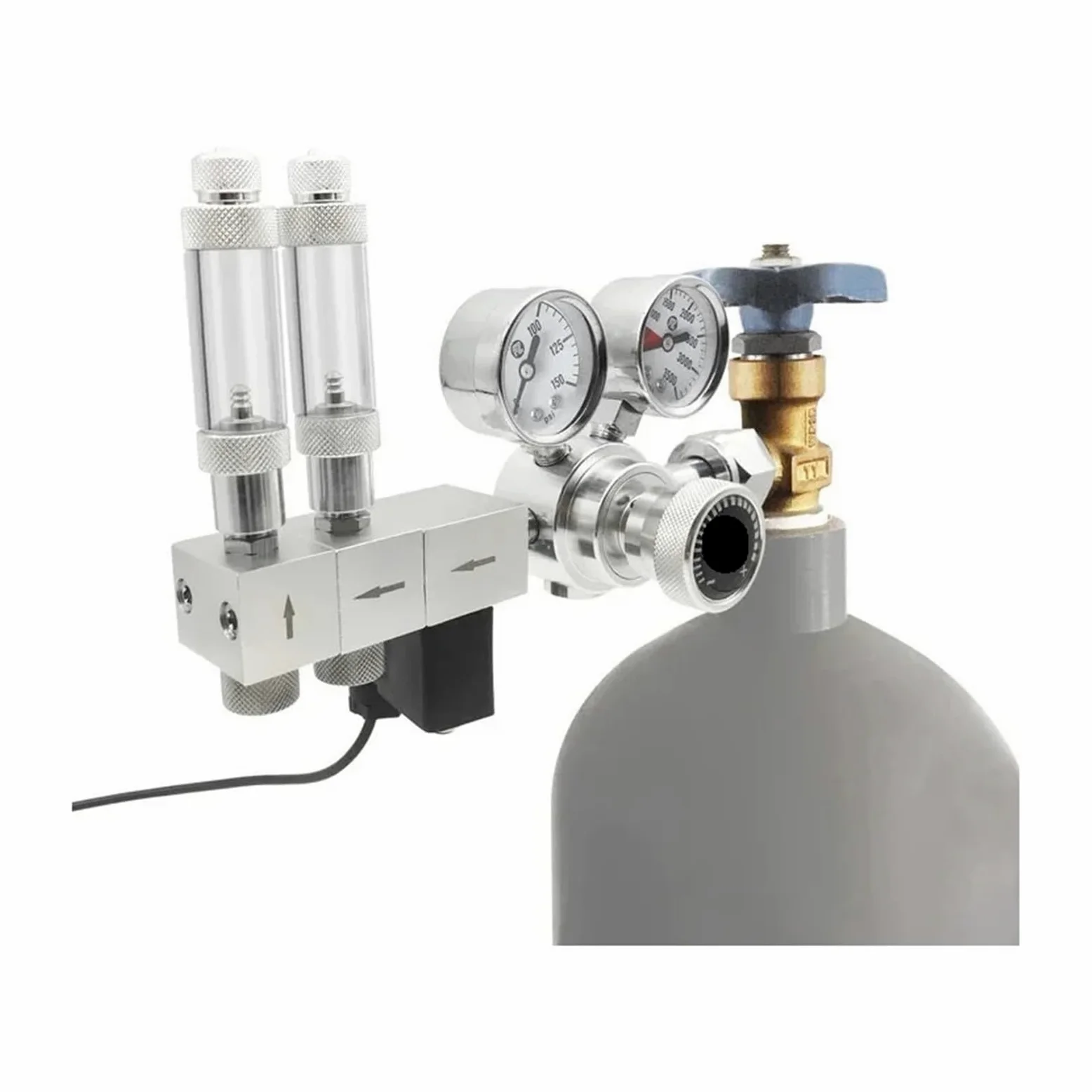 Pro Acuario CO2 regulador solenoide válvula de Cilindro Alto Accesorios Equipo de pecera Reductor de dióxido de Carbono