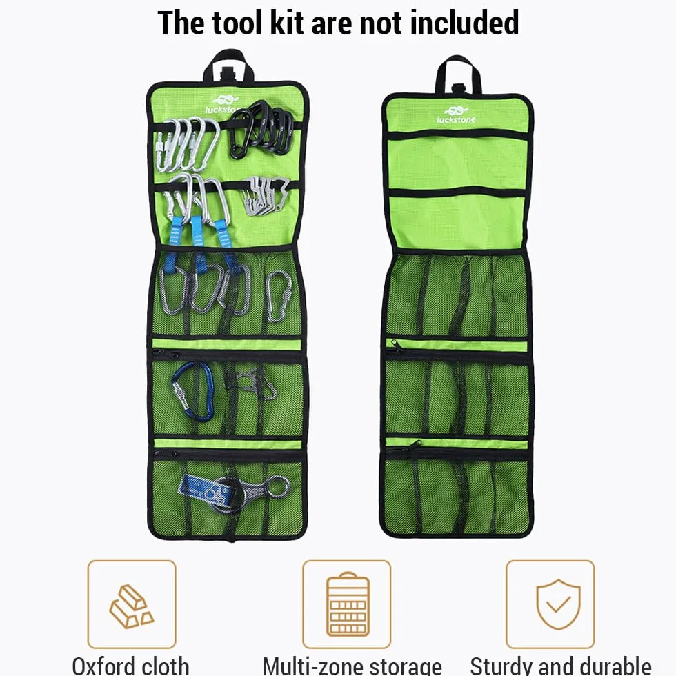 Bolsa de almacenamiento colgante para escalada Quickdraw