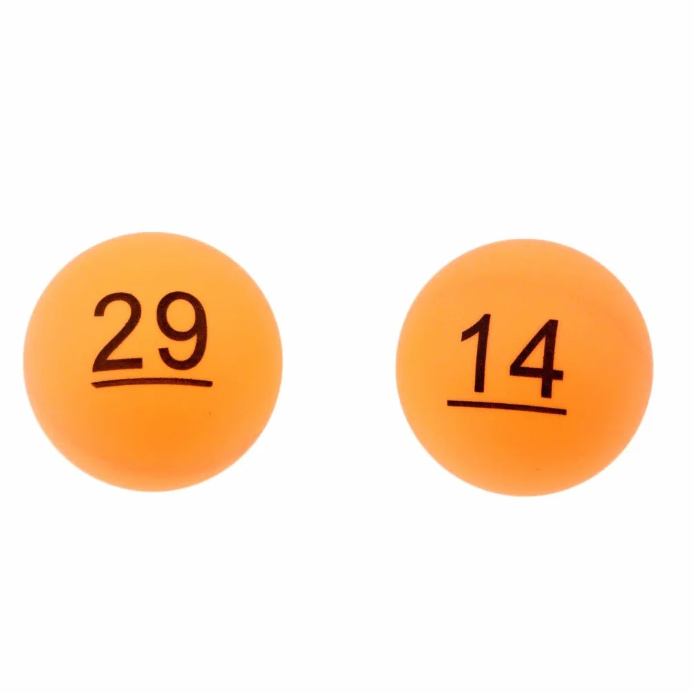 Ping Pong Balls 50 Unidades Lotería Bingo Juego
