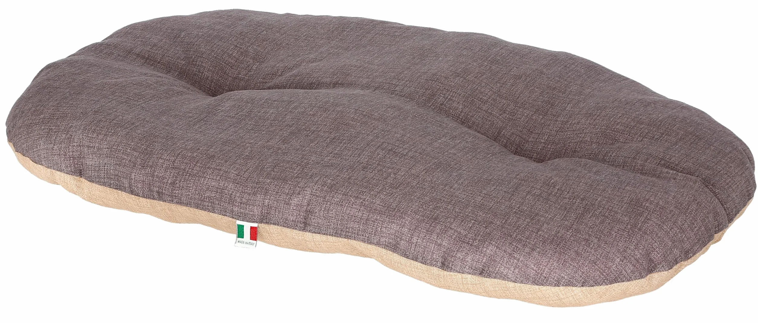 Kerbl Pet Cojín para Perros Loneta, Beige/Gris, 105 x 73 cm. Cojín para Mascotas de algodón/poliéster Resistente, Lavable a 30 °C.