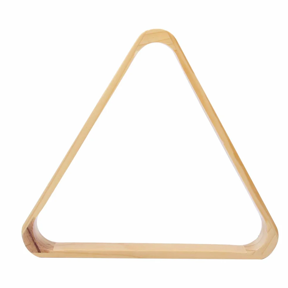 Estante de Bolas de Billar Triangular de Madera PerGar