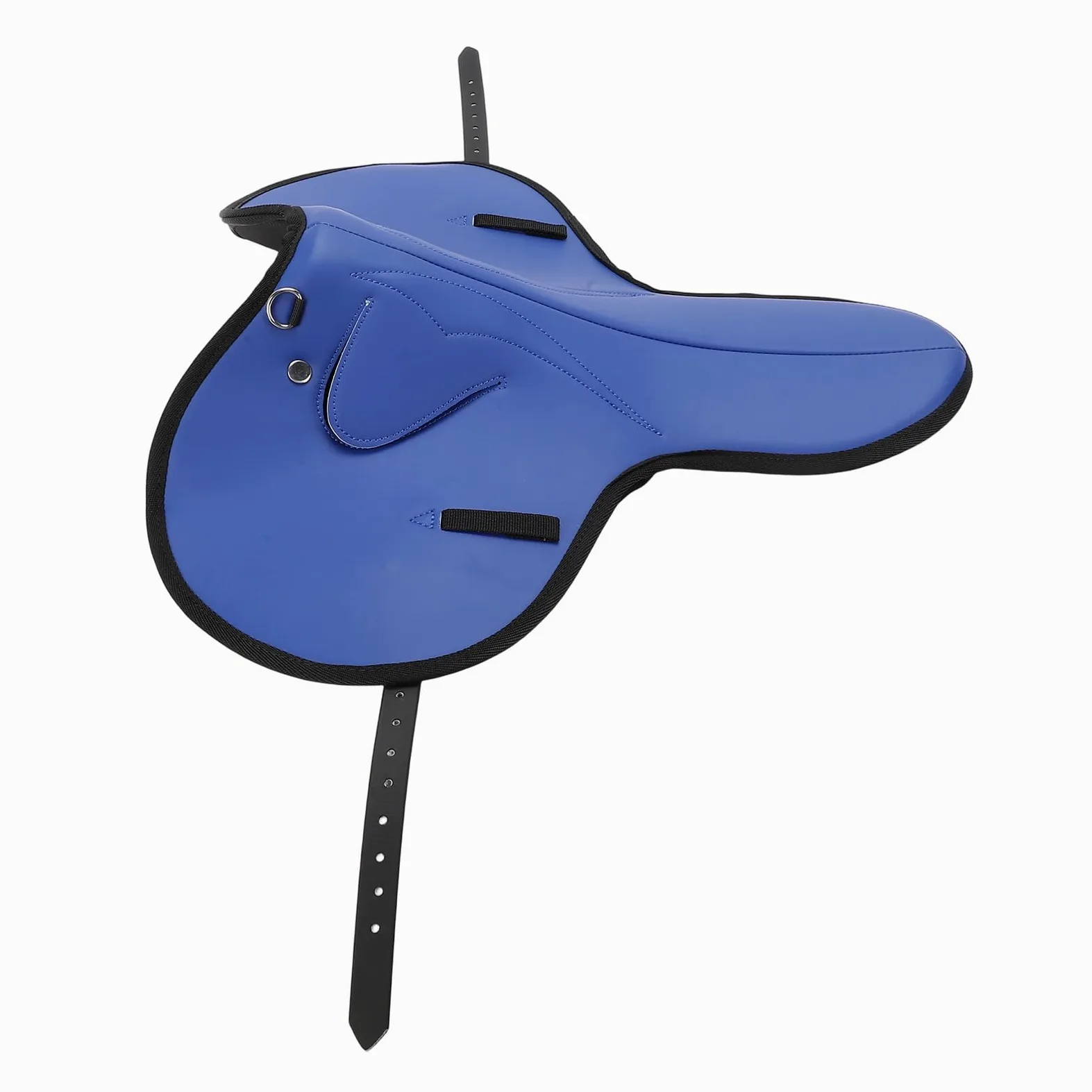 Almohadilla para Silla de Montar de Caballo, de Cuero de Microfibra, con Marco de Resina, Cojín Ergonómico Antideslizante Que Absorbe los Golpes para Equitación, Doma y Salto