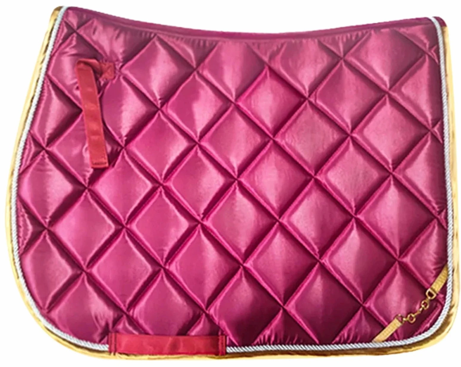 Mantilla para Caballo Almohadillas de satén for Silla de Montar, Equipo Ecuestre, Doma, Caballo de Salto, Almohadilla for Silla de Montar, Equipo de equitación Ecuestre