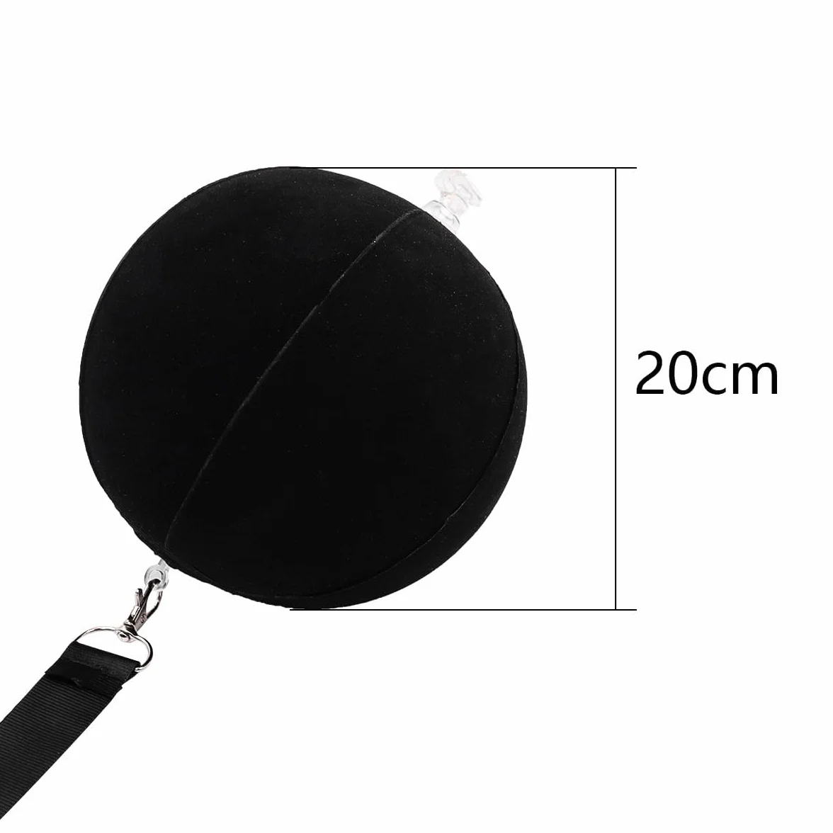 Namvo Golf Swing Training Aid Smart Ball Assist Practice Corrección de Postura Ajustable Negro
