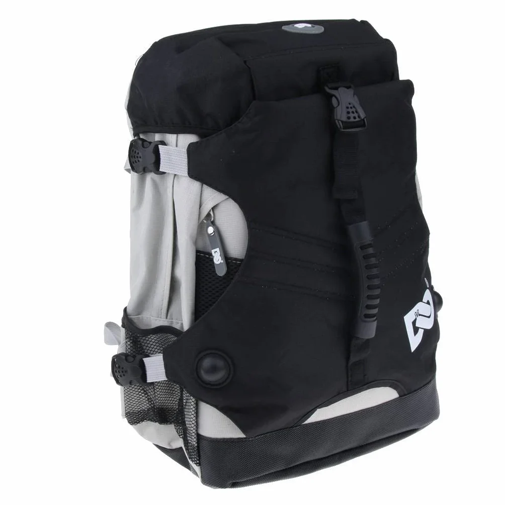 Prettyia Mochila de Hombro para Patines, Bolsa de Almacenamiento Deportivo - Negro