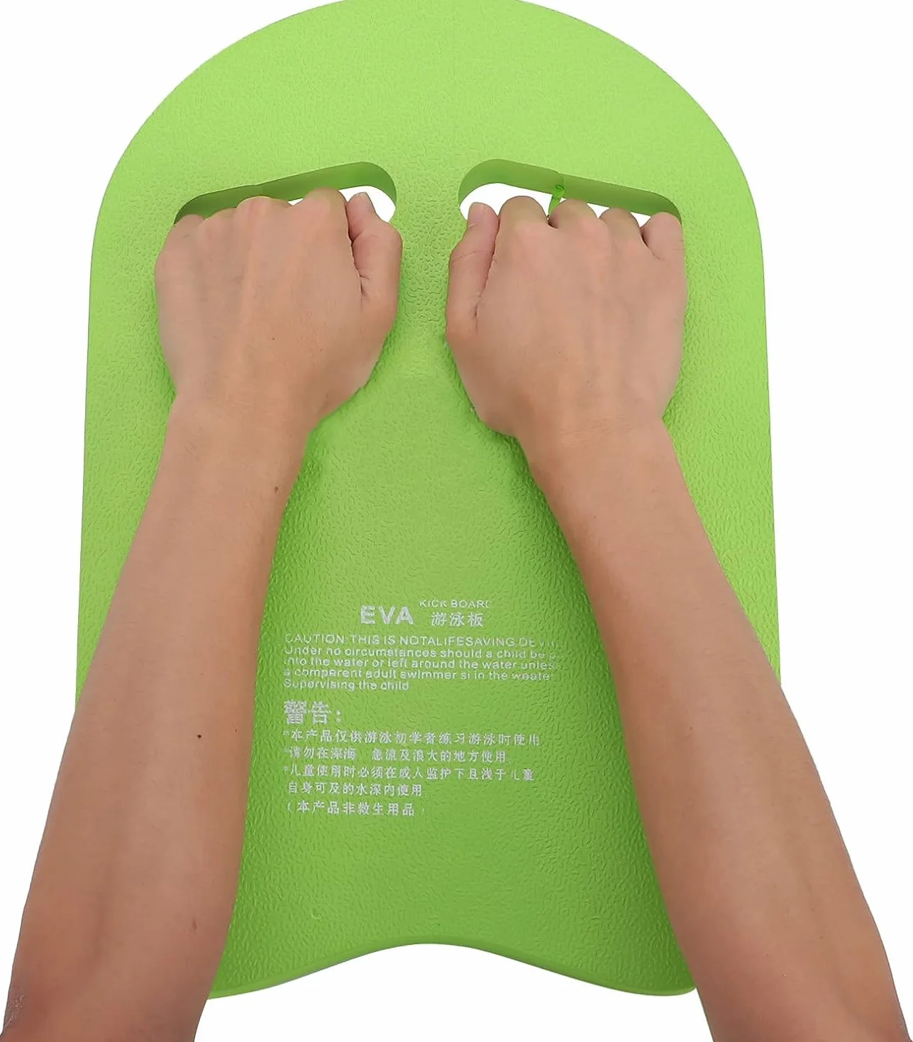 Ushape Tabla de flotación espuma EVA para natación principiantes con asas dobles