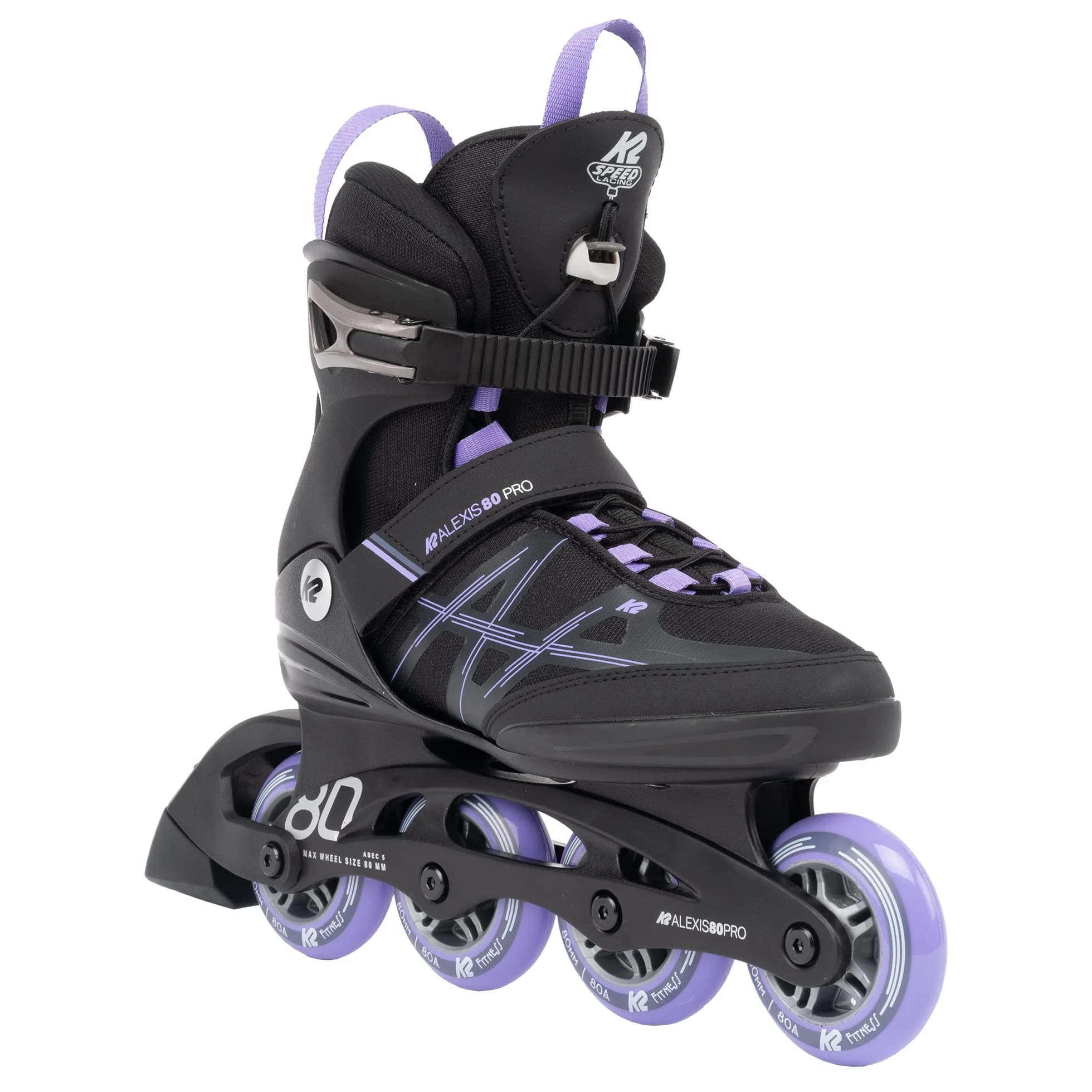K2 Alexis 80 Pro Patines Inline Negro - Lavendar