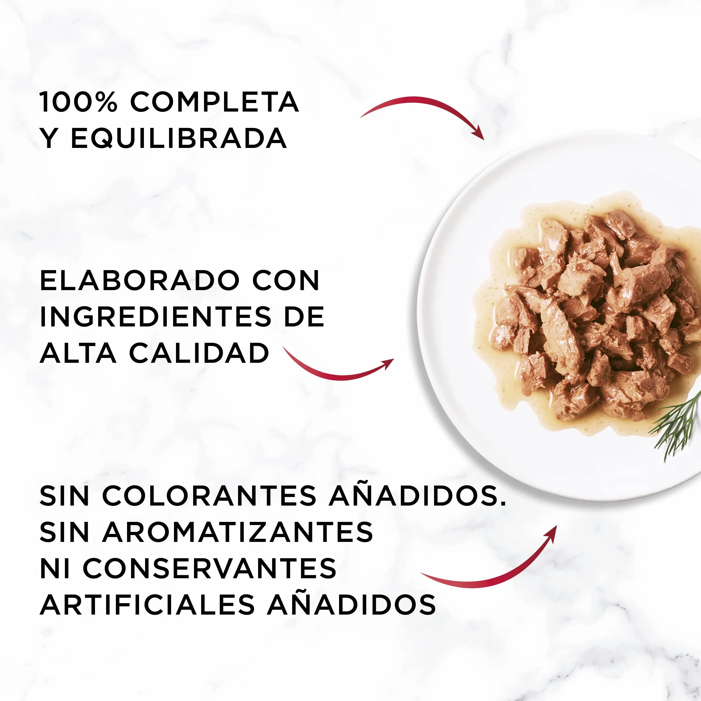GOURMET Mon Petit, Comida Húmeda para Gato Adulto, Trocitos en Salsa, Surtido de Pavo, Pollo y Pato, 8 Packs de 6 Sobres de 50 g. (48 sobres)