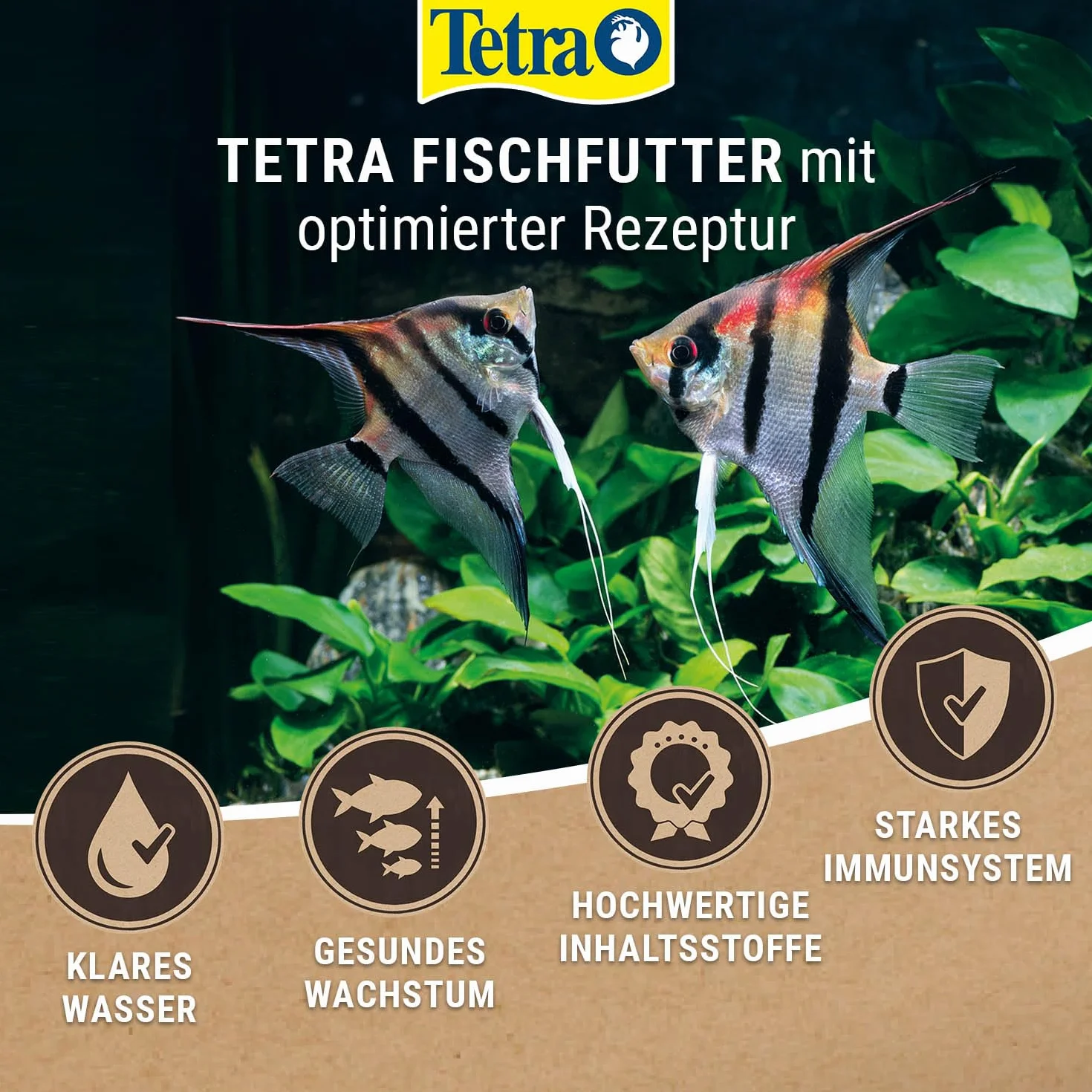 Tetra Goldfish Granules - Alimento granulado para carpines dorados y otros peces de agua fría, lata 500 ml