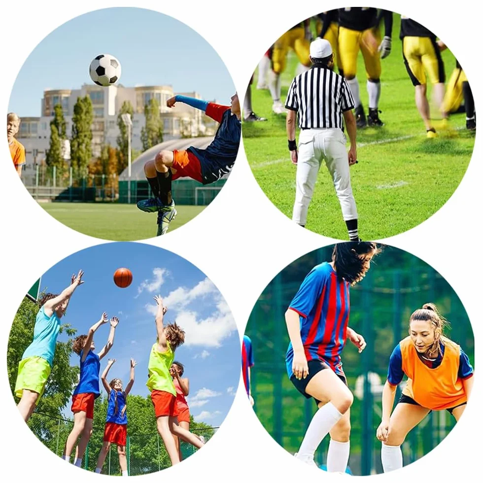 Juego de Tarjetas de Árbitro Fútbol con Cordón de Silbato y Lápices Kit Deportivo Escolar