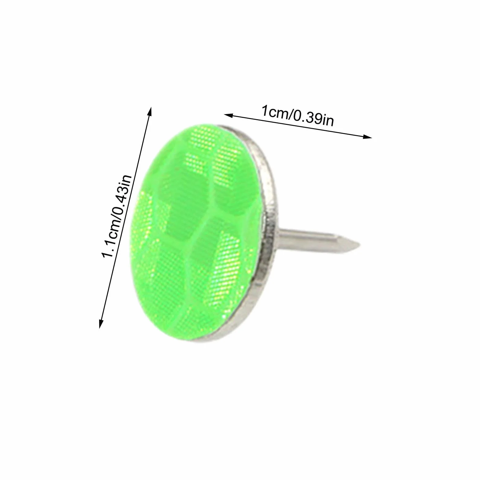 Marcadores Reflectantes 50 Clavos para Marcar Árboles, Reflector de Caza