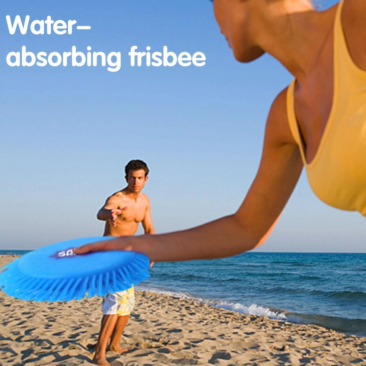 Juguete de Disco Volador de Agua, Splash Disc, Frisbee Suave para Niños, Esponja TPR