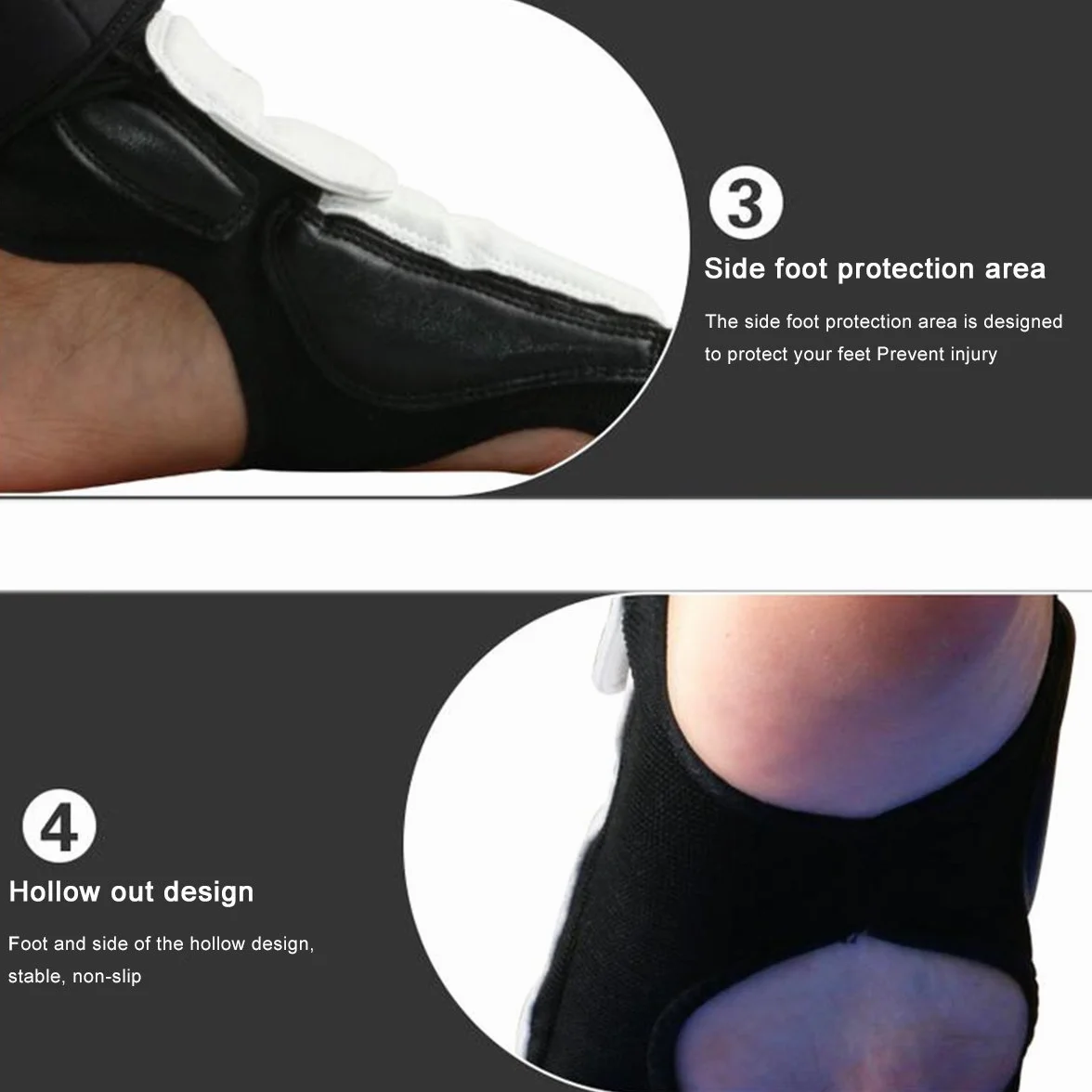 Taekwondo Protector Gear Ankle Brace Pad Guardia para artes marciales boxeo MMA UFC