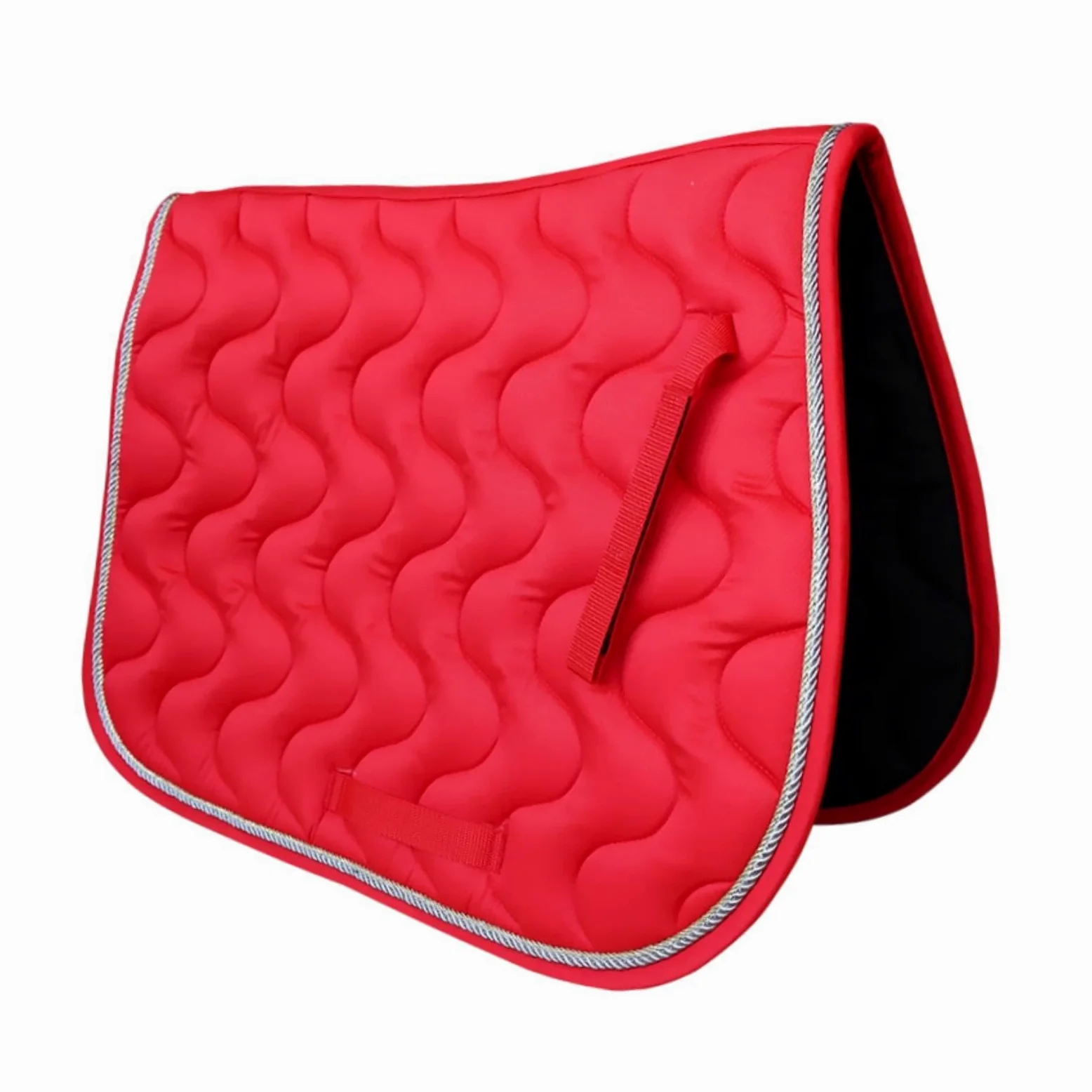 Saddle Pad Cojín Antideslizante para Silla de Montar Material Suave Y Cómodo Función de Absorción de Impactos Adecuado para Entrenamiento Salto