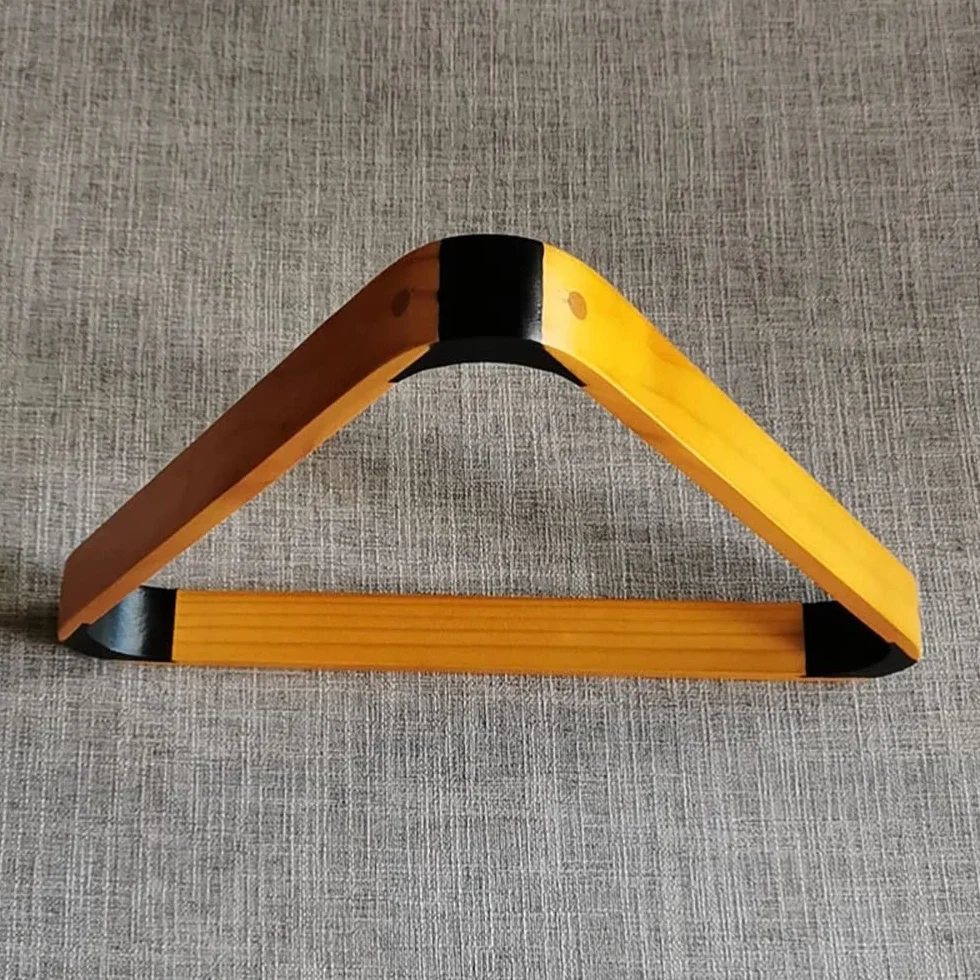 Triángulo de billar de madera sólida