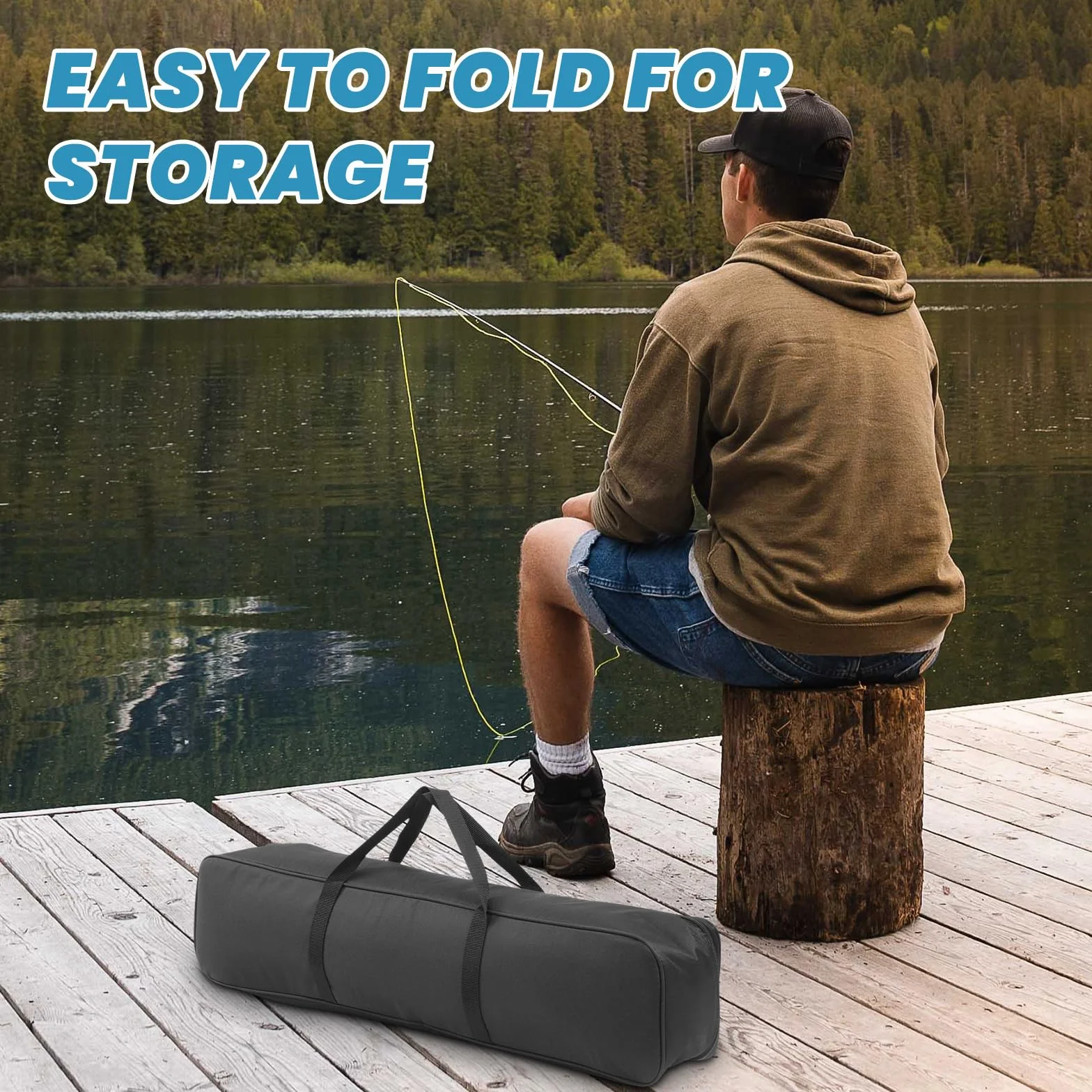 Bolsa de Pesca Mochila Almacenamiento Equipo de Pesca