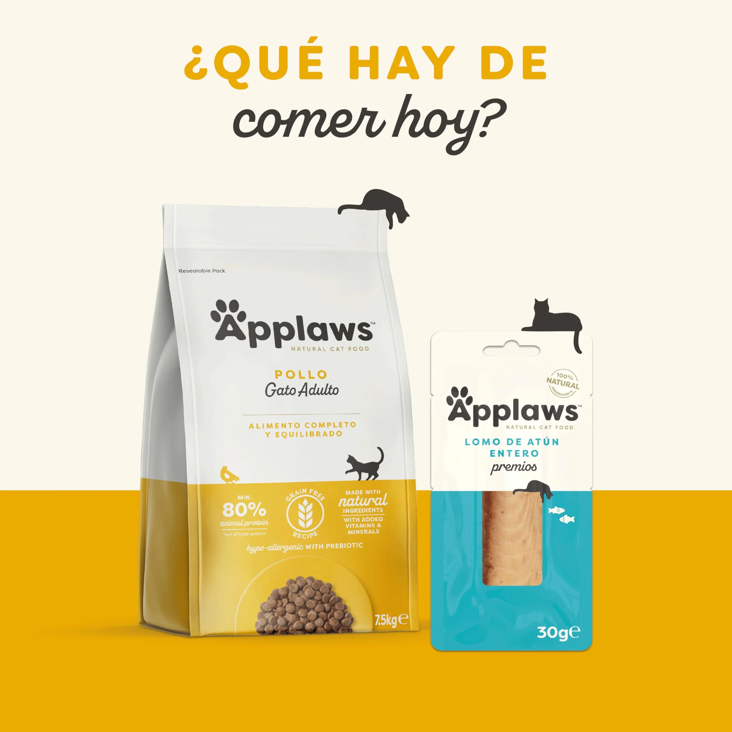 Applaws Alimento Seco Natural sin Granos para Gatos Adultos, Sabor a Pollo - Bolsa Resellable de 2 kg (Verpackung kann variieren)