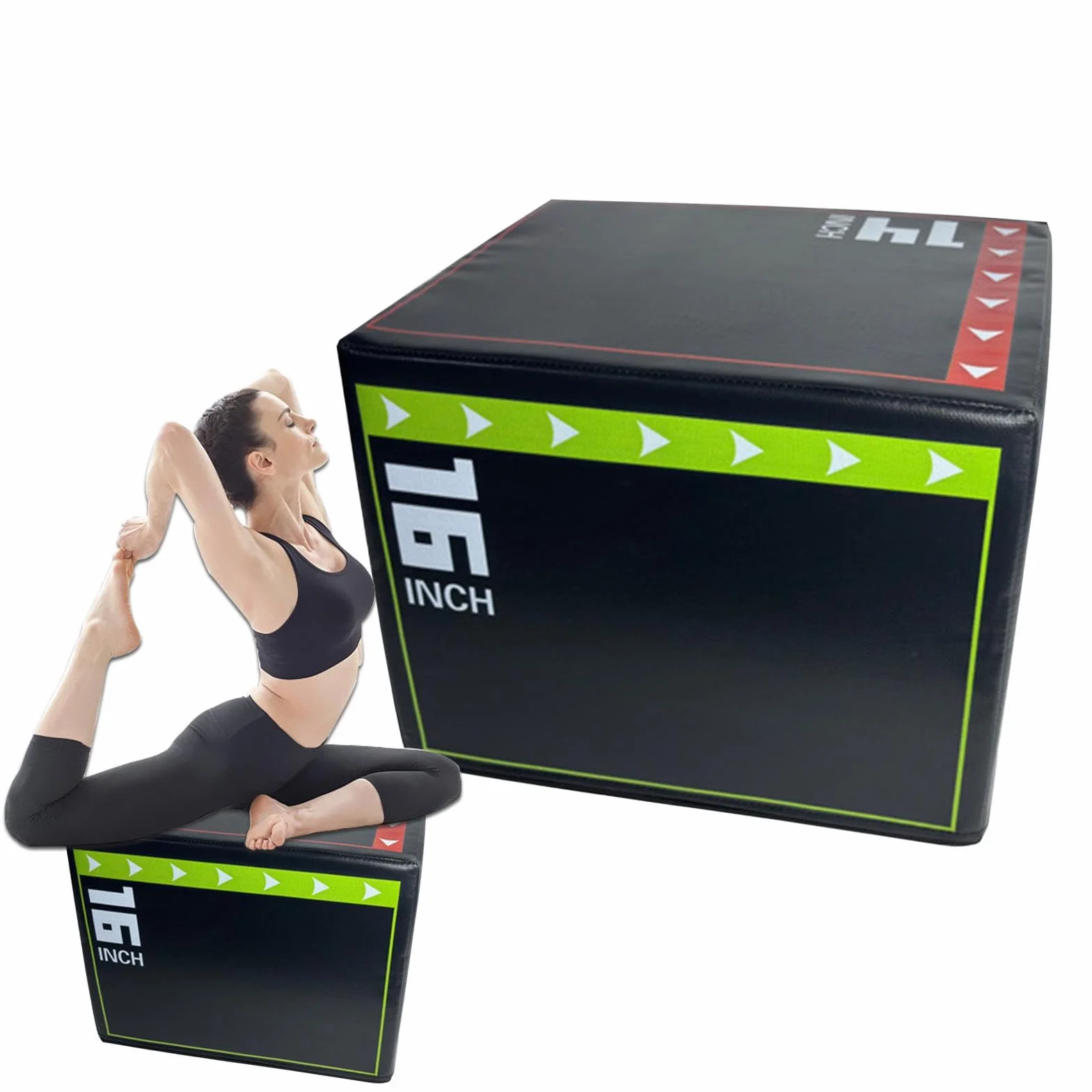 Box Jumps para fitness en casa, caja de juegos de salto multifuncional amortiguador step-up-box