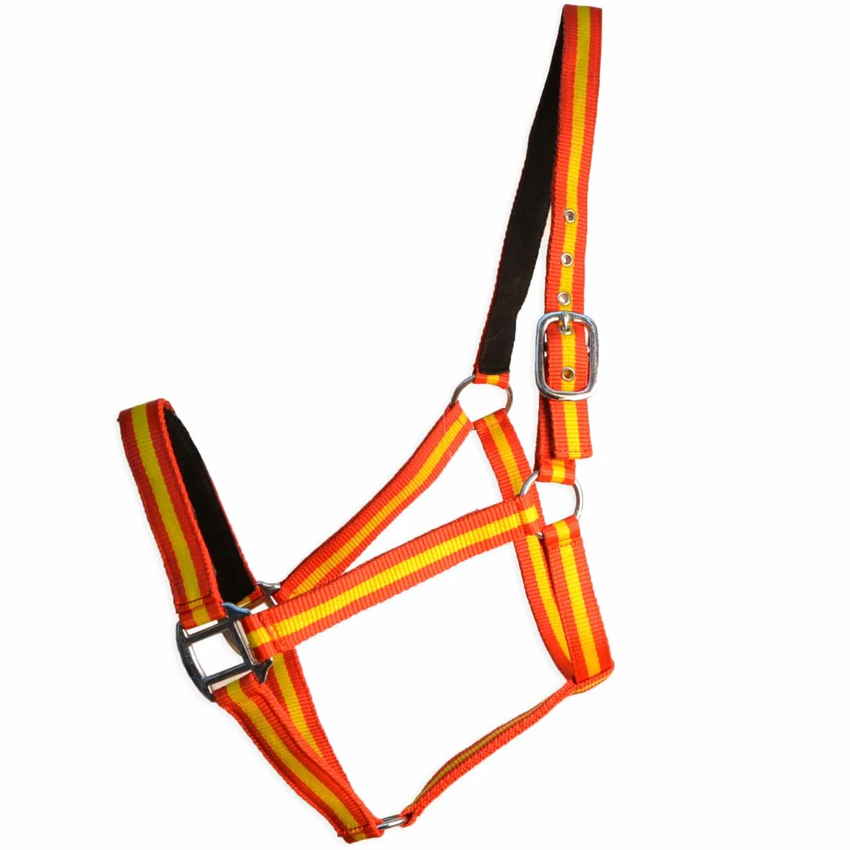 Cabezada Cuadra Eco Los Nietos Talla COB Color Rojo España Equipamiento Caballo