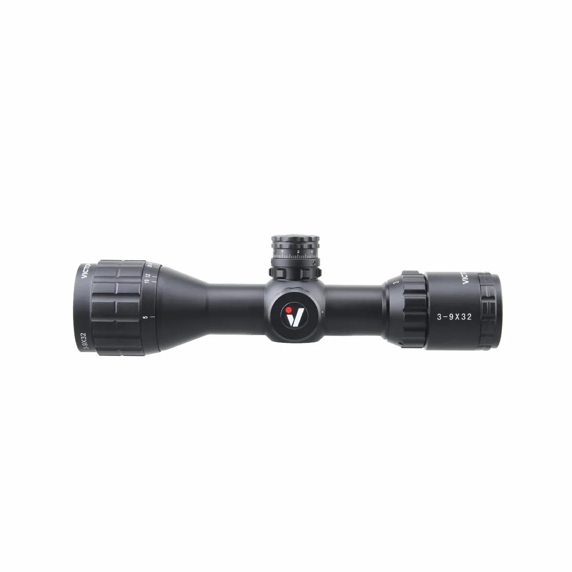 Vector VictOptics Cerato C3 Ultra Compact 3-9x32 SFP Mildot AO Visor de mira