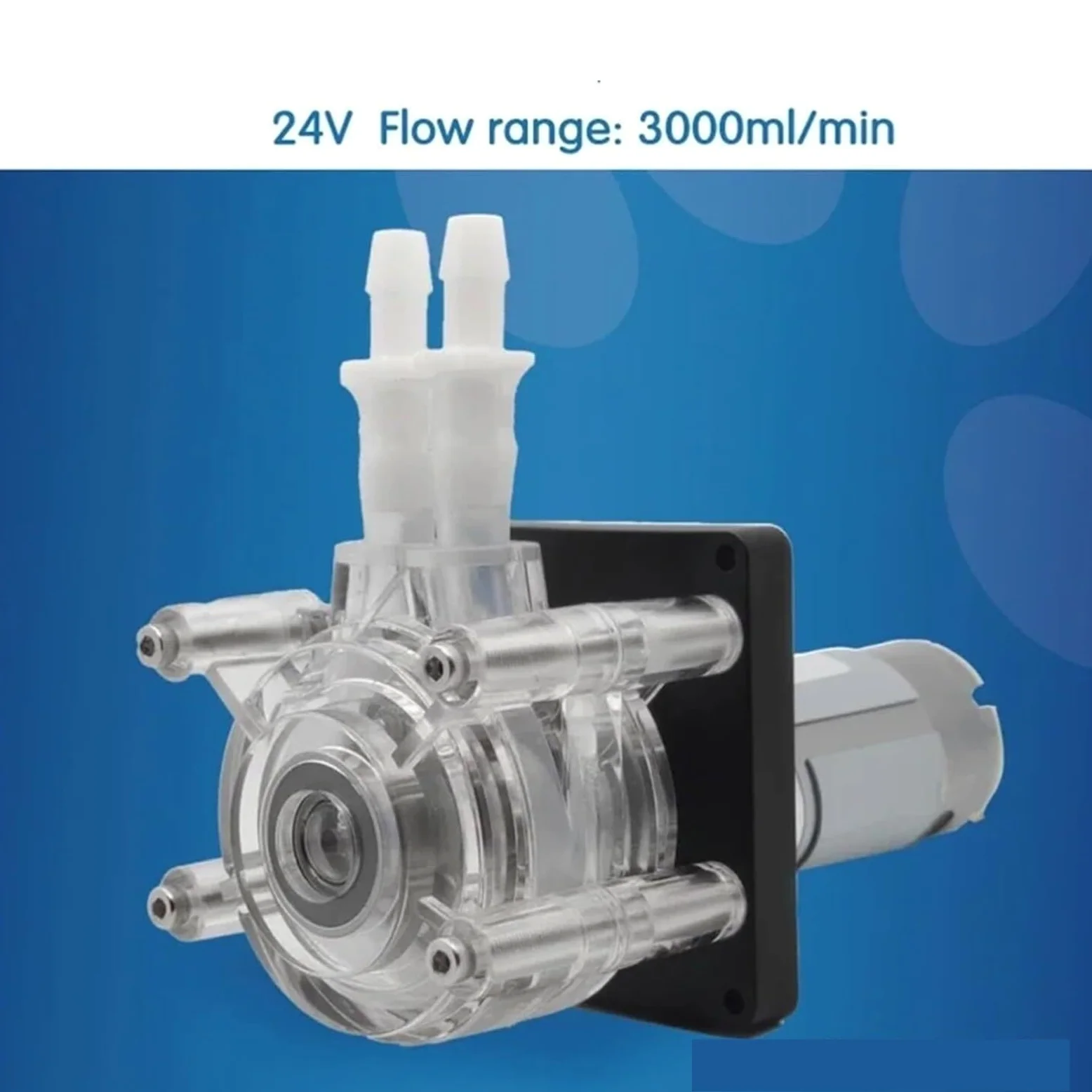 Bomba de agua, Bomba Peristáltica De Flujo 24V (3000ml/min), Autocebante Para Acuario, Cambio Automático Agua Y Transferencia Química Laboratorio,para grifo de agua