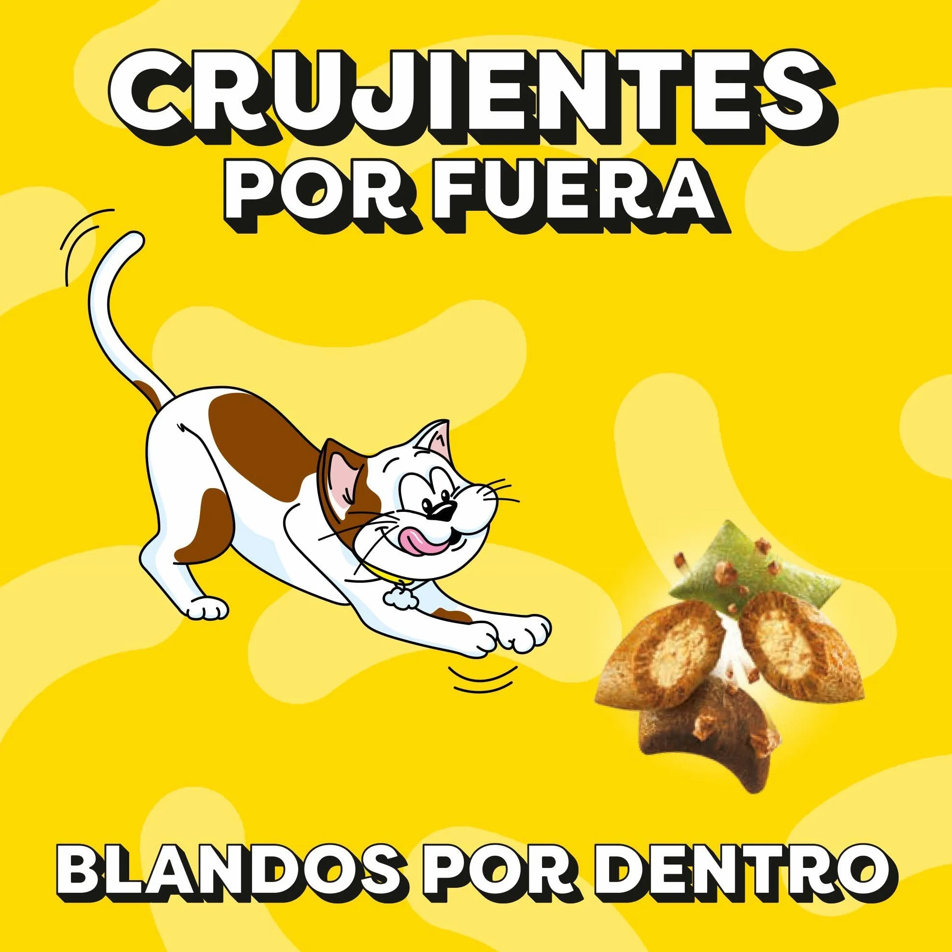 Catisfactions Premios para Gatos Sabor Aves a la Brasa 6x55g