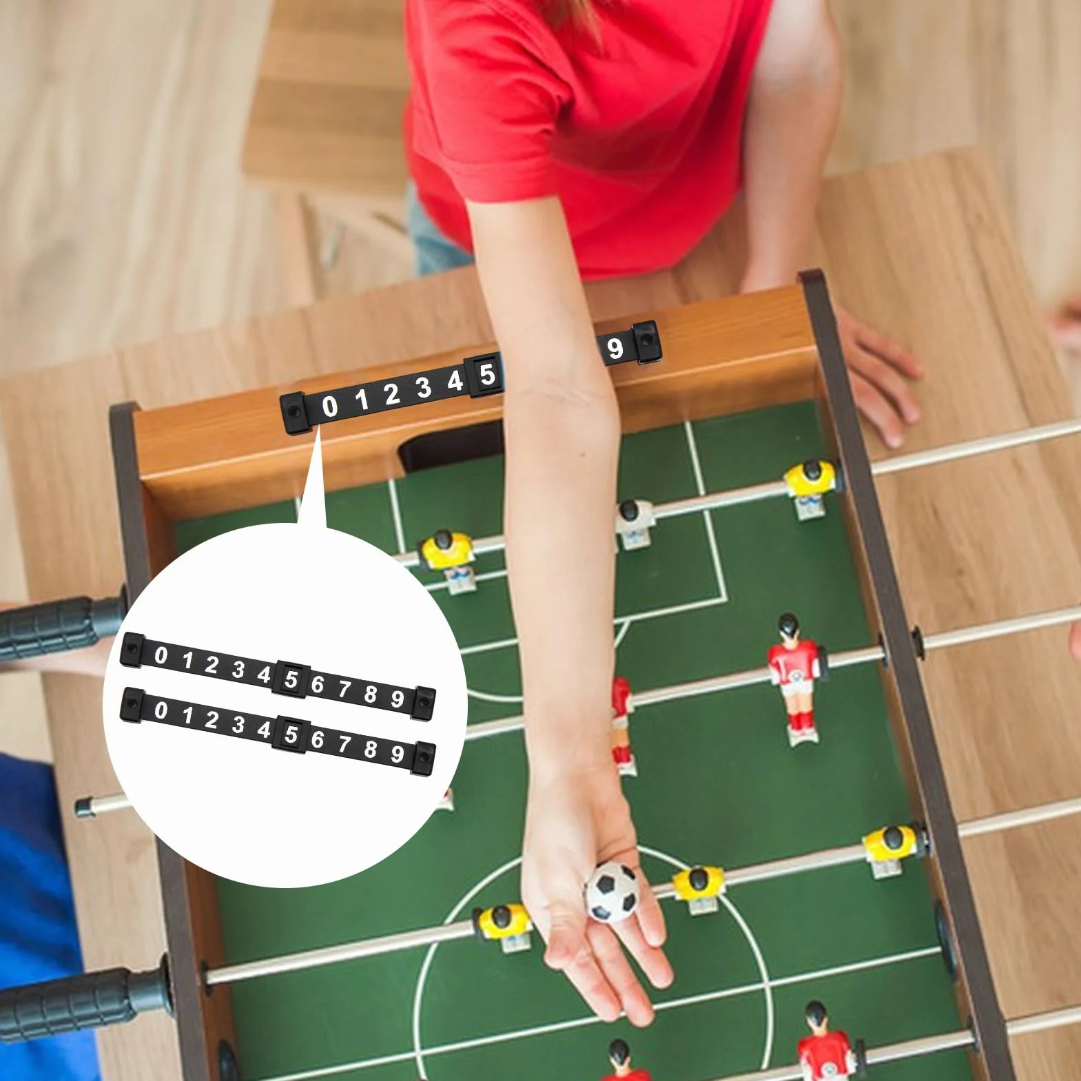 Marcador de puntuación de futbolín, Contador de puntuación de 10 números, Unidades de puntuación de Air Hockey