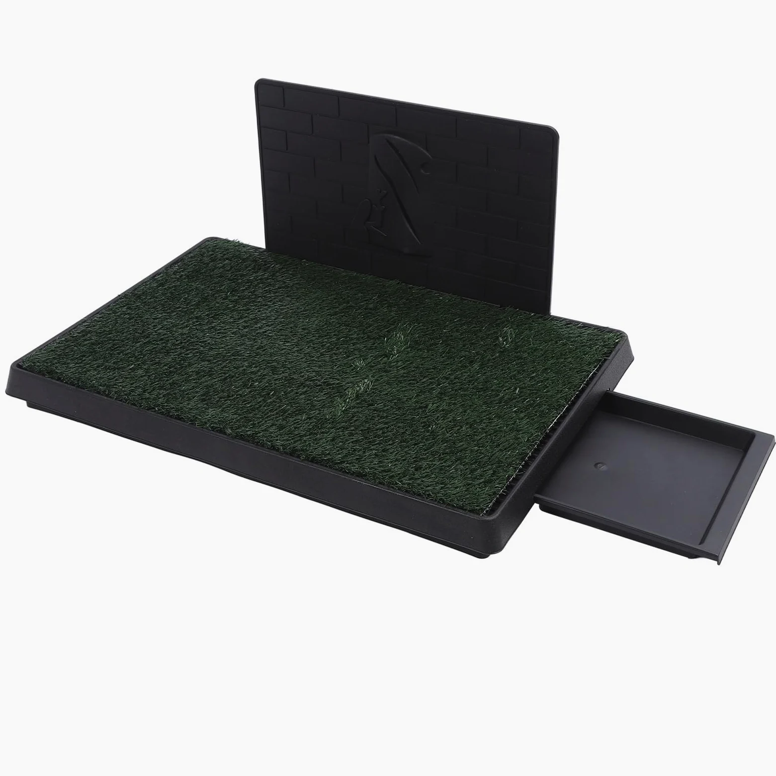 Almohadillas para Orinar de Hierba para Perros, Organization de 3 Capas Fácil de Limpiar, Bandeja Reutilizable para Adiestramiento de Cachorros, Orinal de Césped (Tamaño Grande