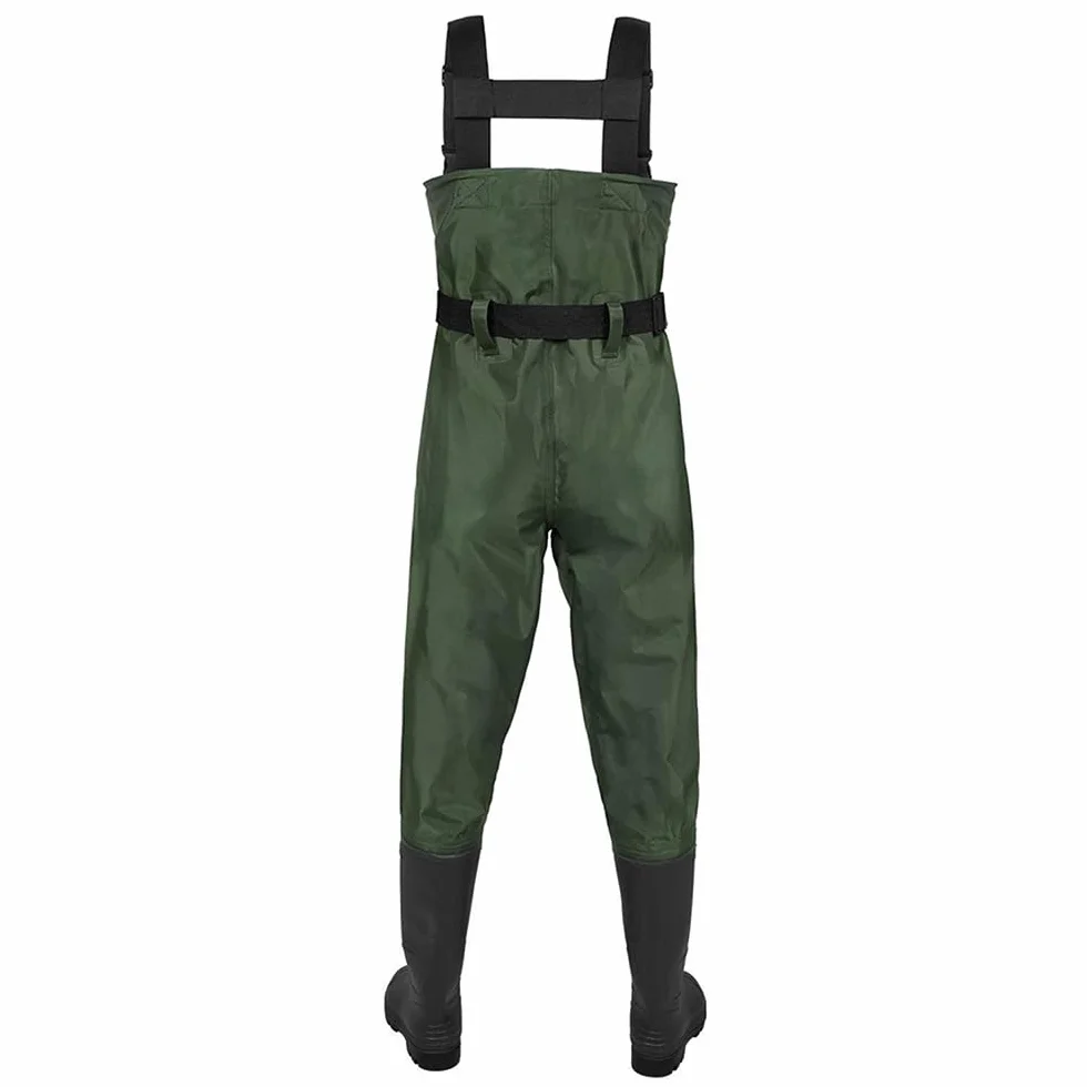 Night Cat Vadeadores de Pesca Impermeables Transpirables para Hombres y Mujeres, 1 Talla Más Grande