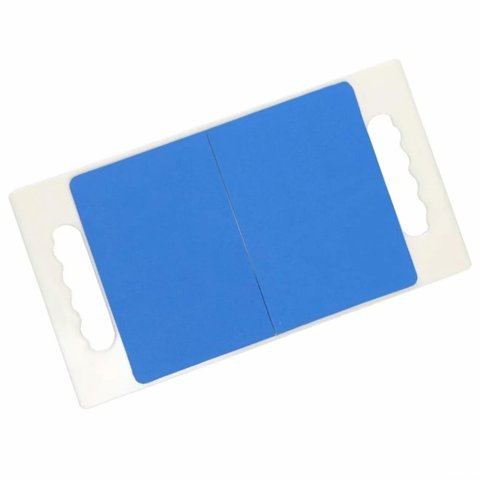 Tabla de descanso Taekwondo con mango 0.6 cm y 0.9 cm de grosor para diferentes fuerzas (azul)