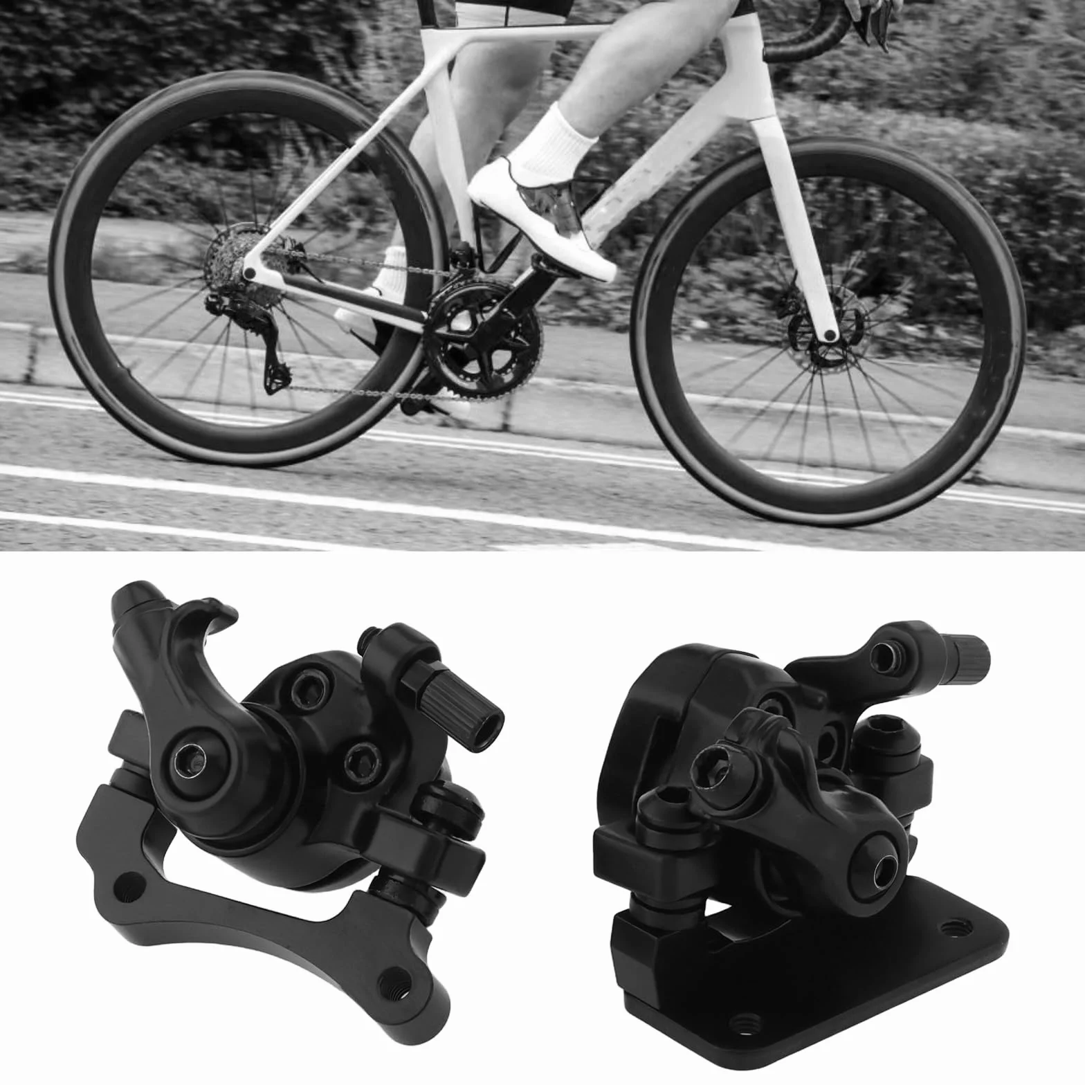 ECSiNG Pinzas de Freno para Scooter 120 Mm 140 Mm 160 Mm
