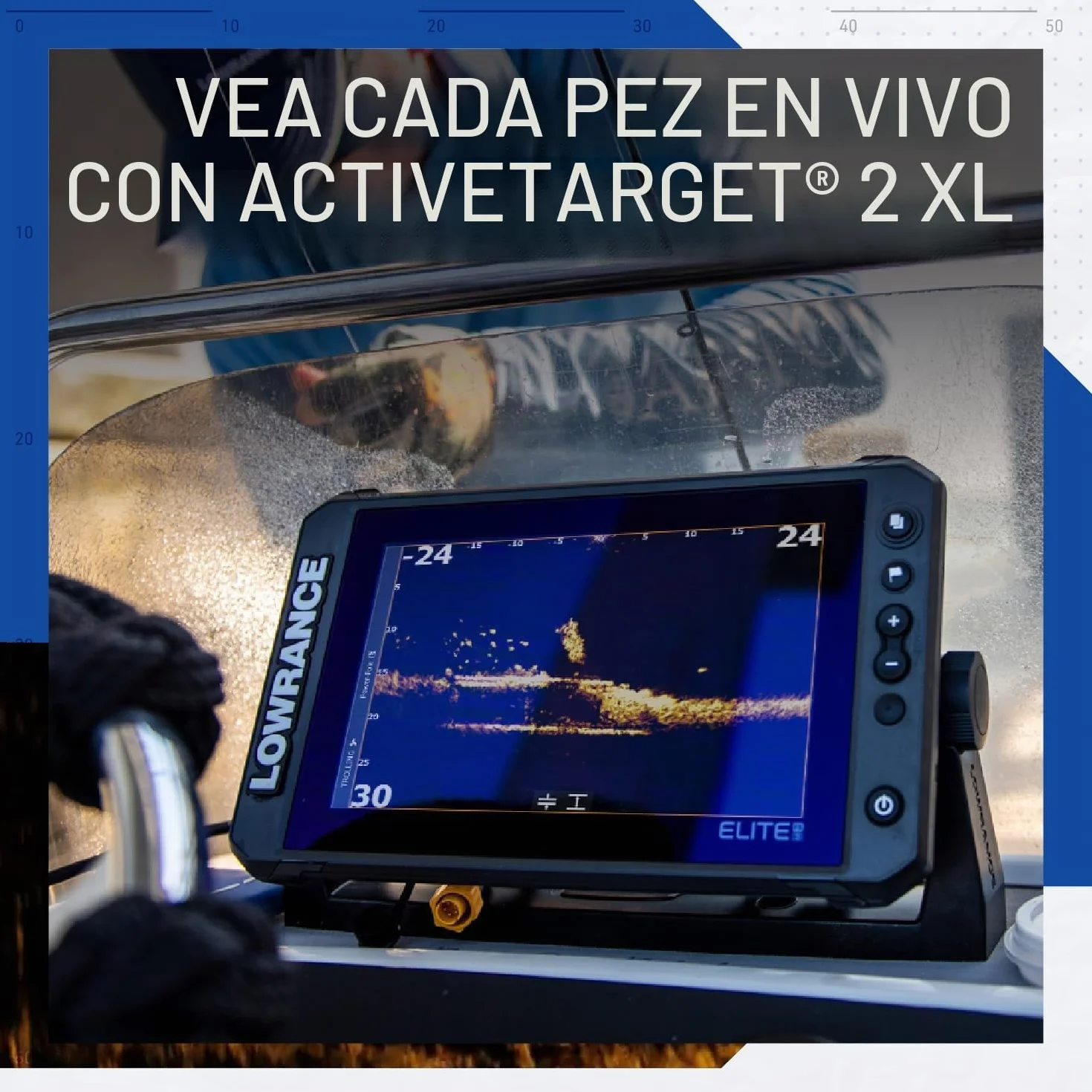 Lowrance Elite FS 9 Buscador de Peces Active Imaging 3 en 1 C-MAP Contour+