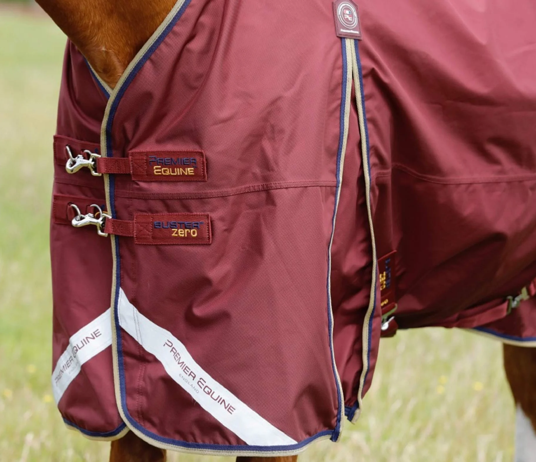 Premier Equine Manta Impermeable para Caballos con cubrecuello Buster 0 g