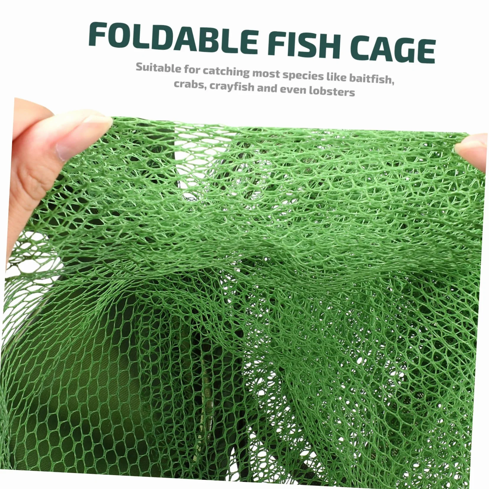BESPORTBLE Plegable Red de pesca de goma para pesca