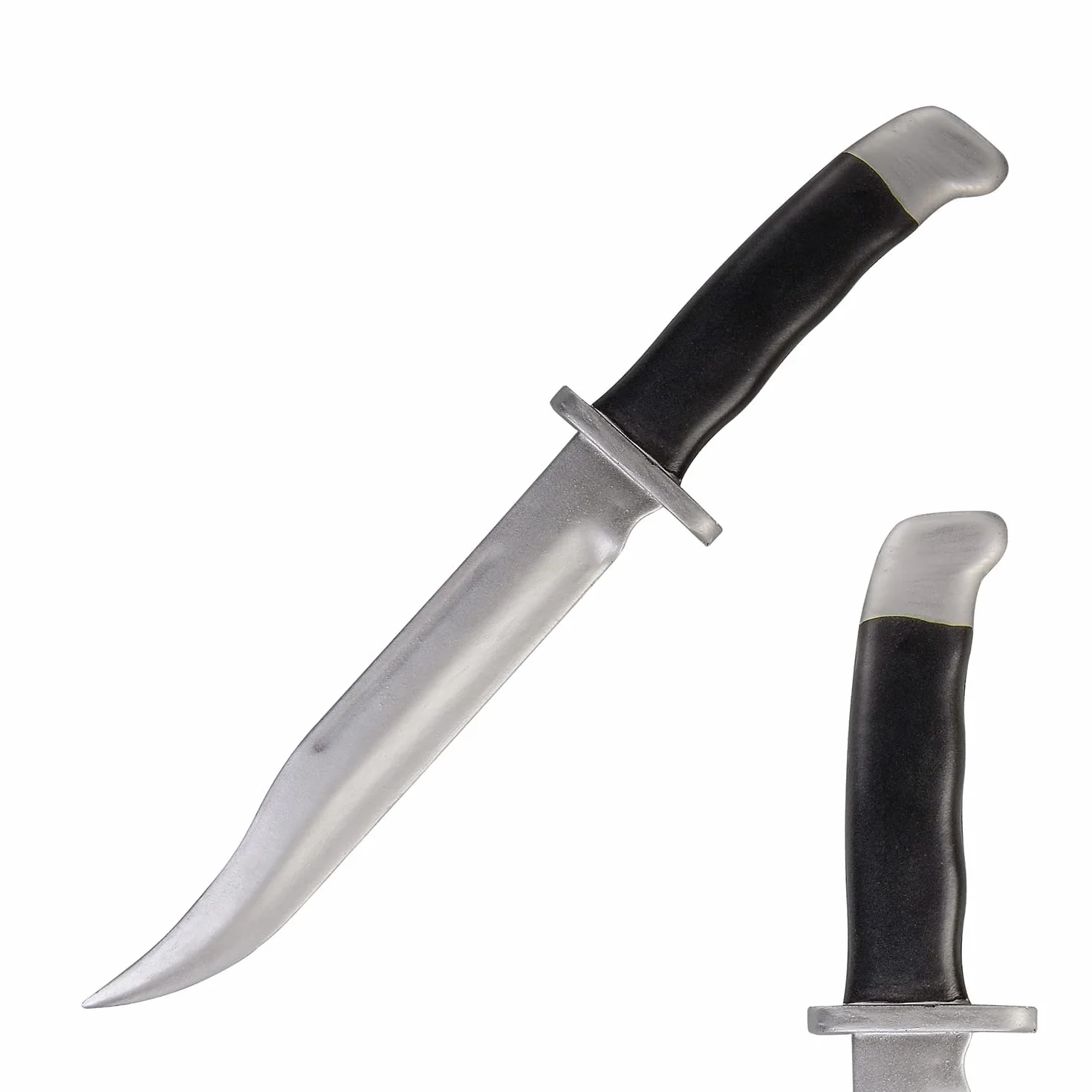 Cuchillo falso de entrenamiento de goma de espuma de 13.5" para Halloween y artes marciales