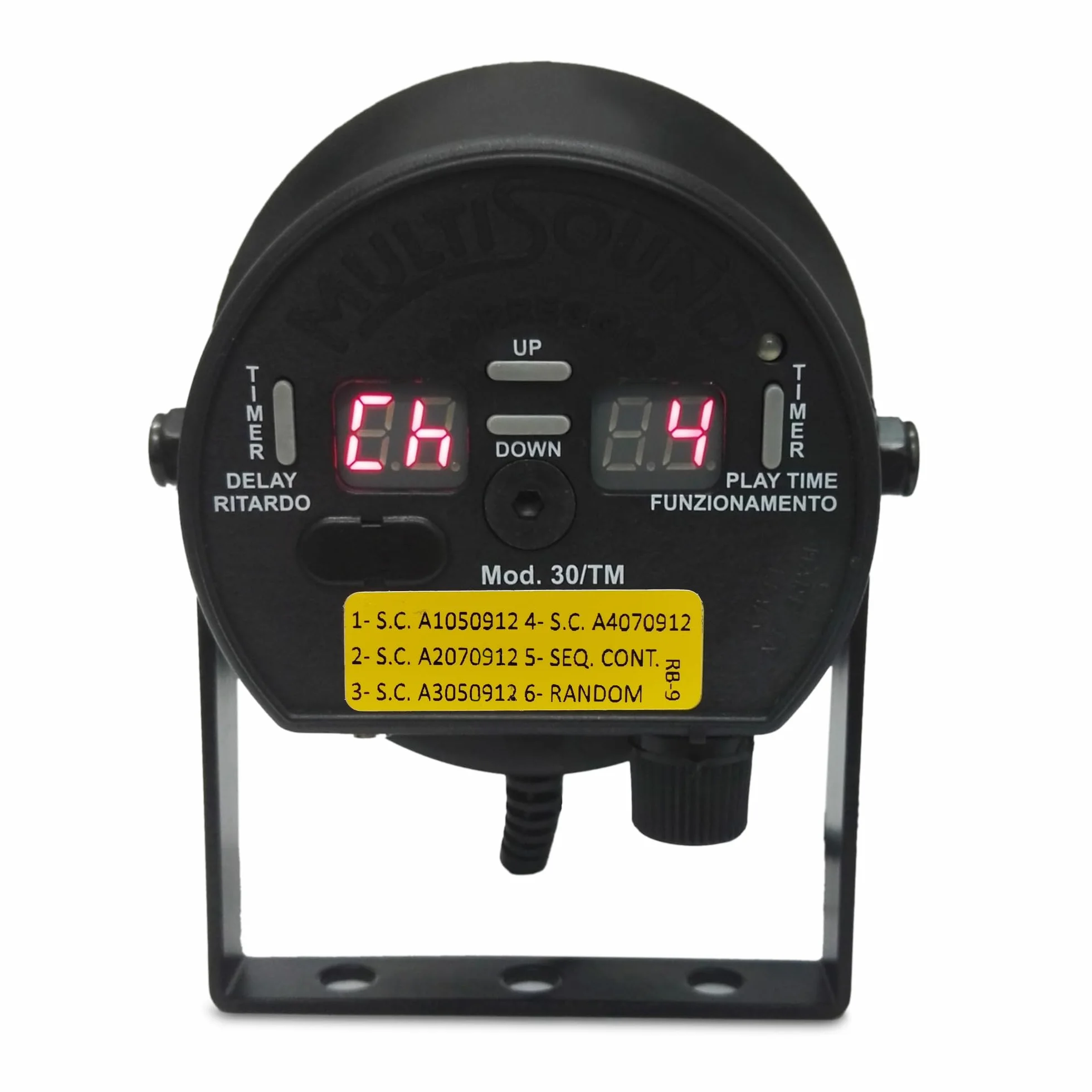 MultiSound 30-TM Aparato electrónico con temporizador y altavoz 30W para codorniz