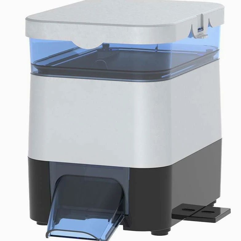 Alimentador automático de peces, control de aplicación WiFi, temporizador programable, fuente de alimentación múltiple, capacidad de 2.8 L para acuario y estanque interior/exterior