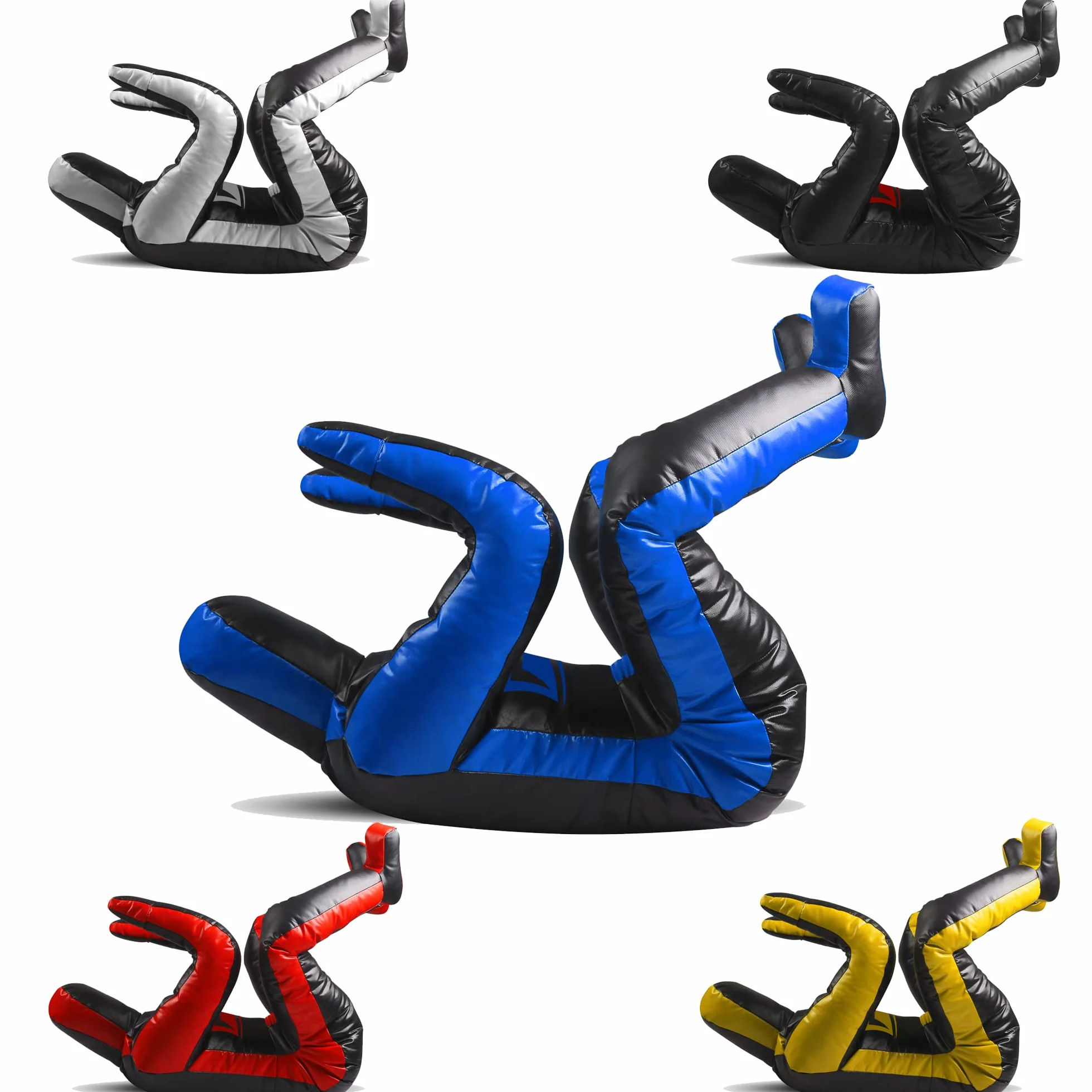 Saco de boxeo de judo BJJ MMA 170 cm vinilo multicolor sin relleno