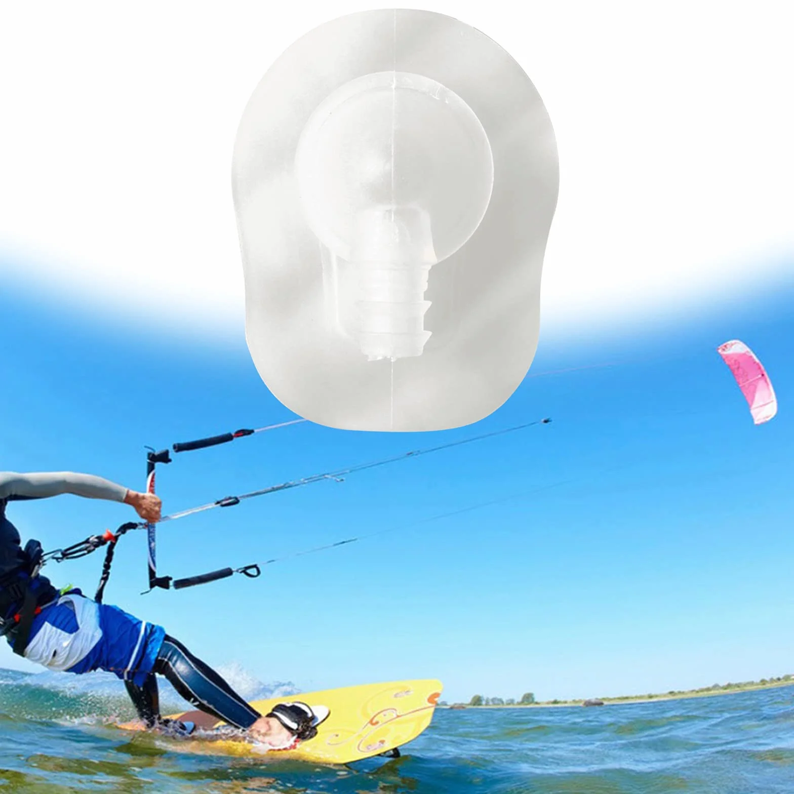 Perfeclan Válvula de inflado de TPU de 90 Grados para reparación de cometa de kitesurf