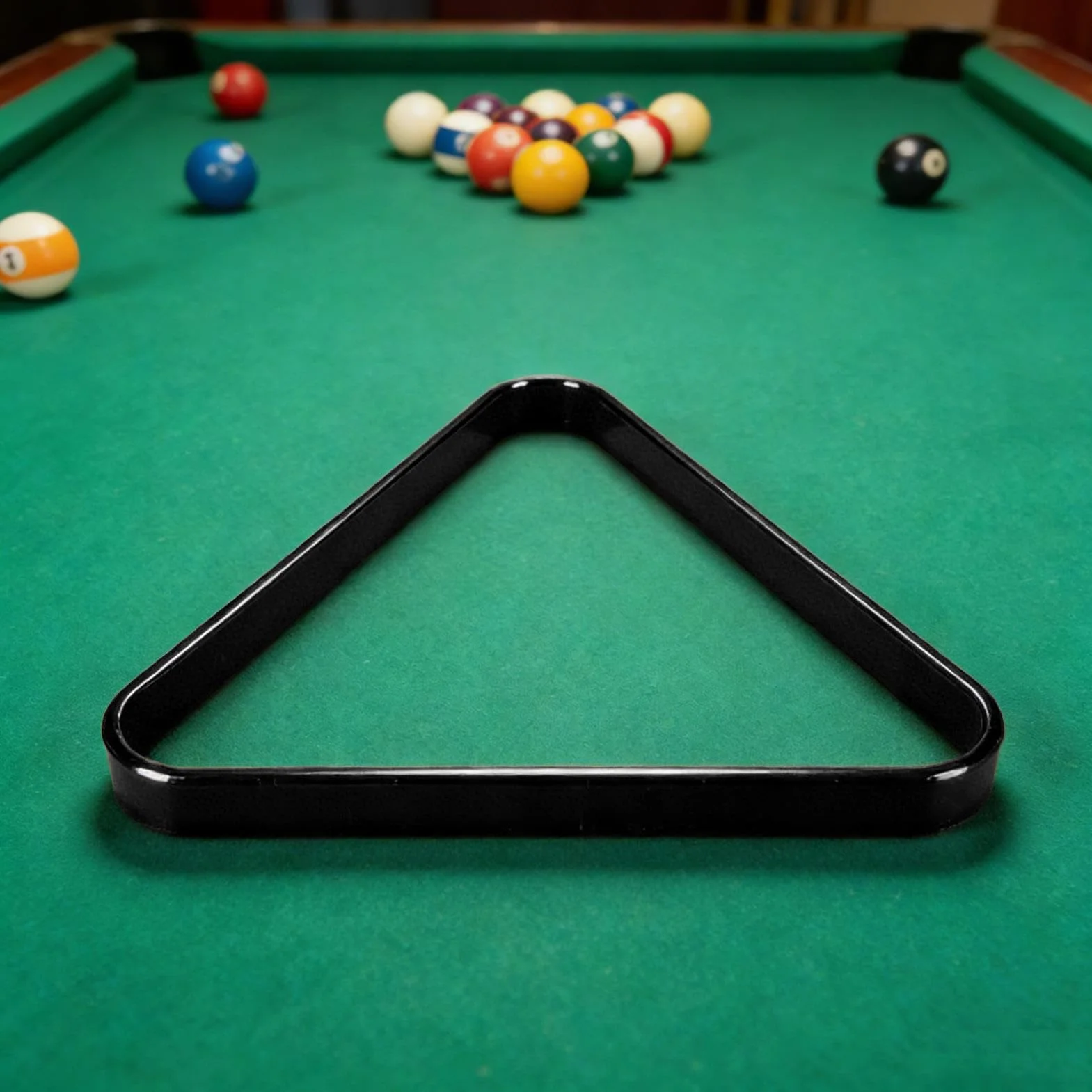 Triángulo Para Bolas de Pool Estándar - Accesorio para Mesa de Billar para Entrenamiento Partido Hogar