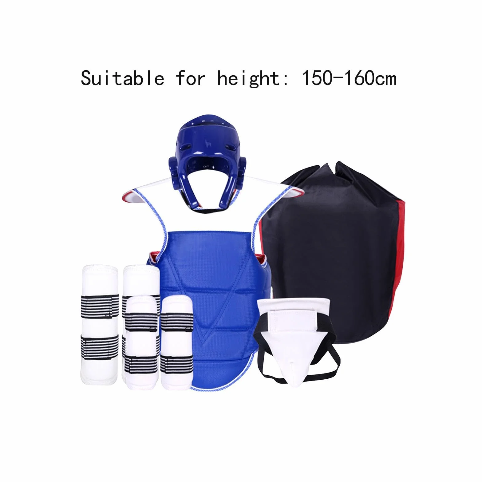 Protectores corporales para Boxeo, Equipo de protección para Taekwondo, Protector de Ingle con Bolsa