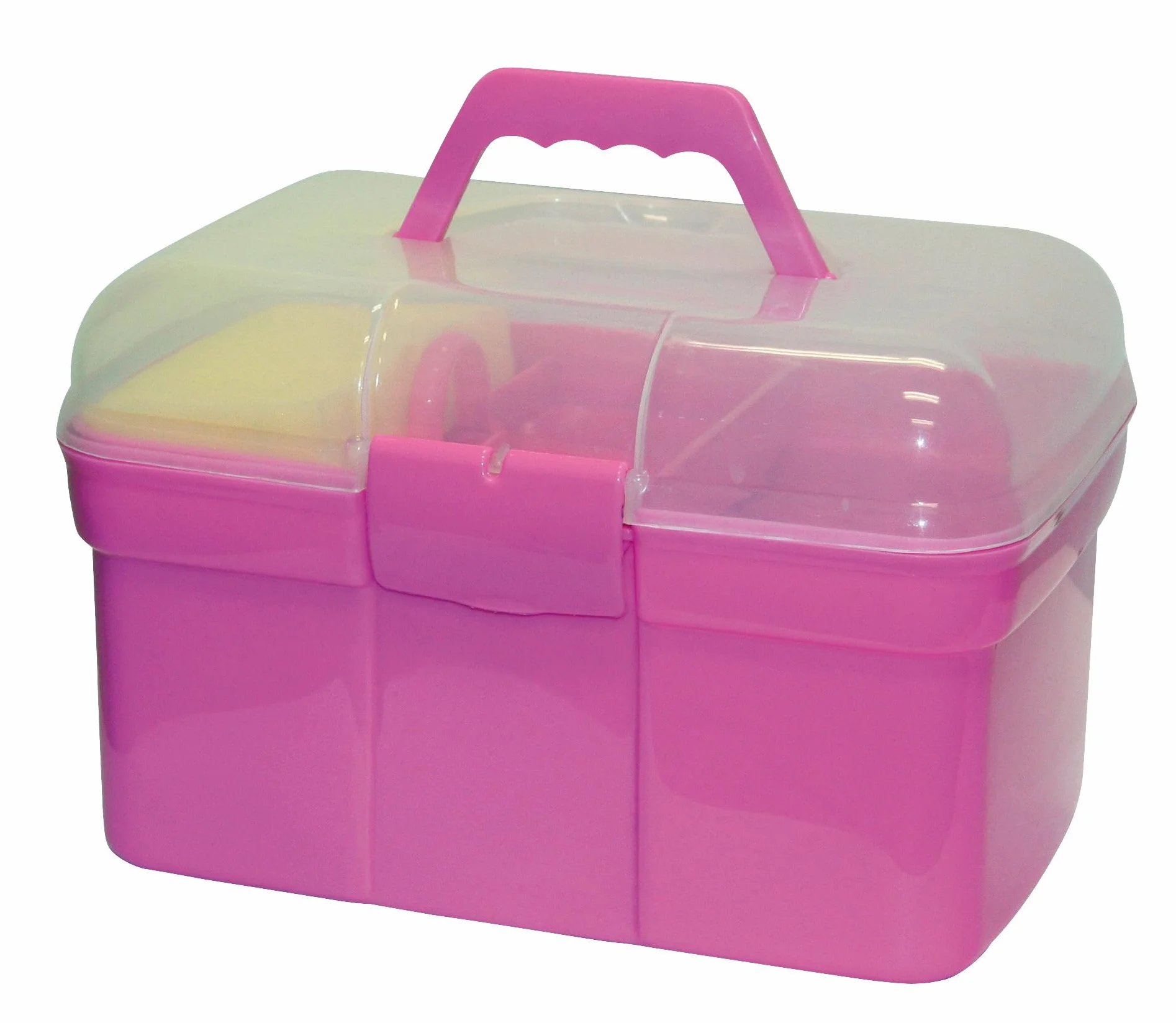 Covalliero Caja de Aseo, 8 Piezas, rellena, Bolsa de Aseo, Bolsa de Limpieza, para niños, Rosa, Polipropileno, 32x24x20 cm, 1 kg, para Jinetes y dueños de Caballos