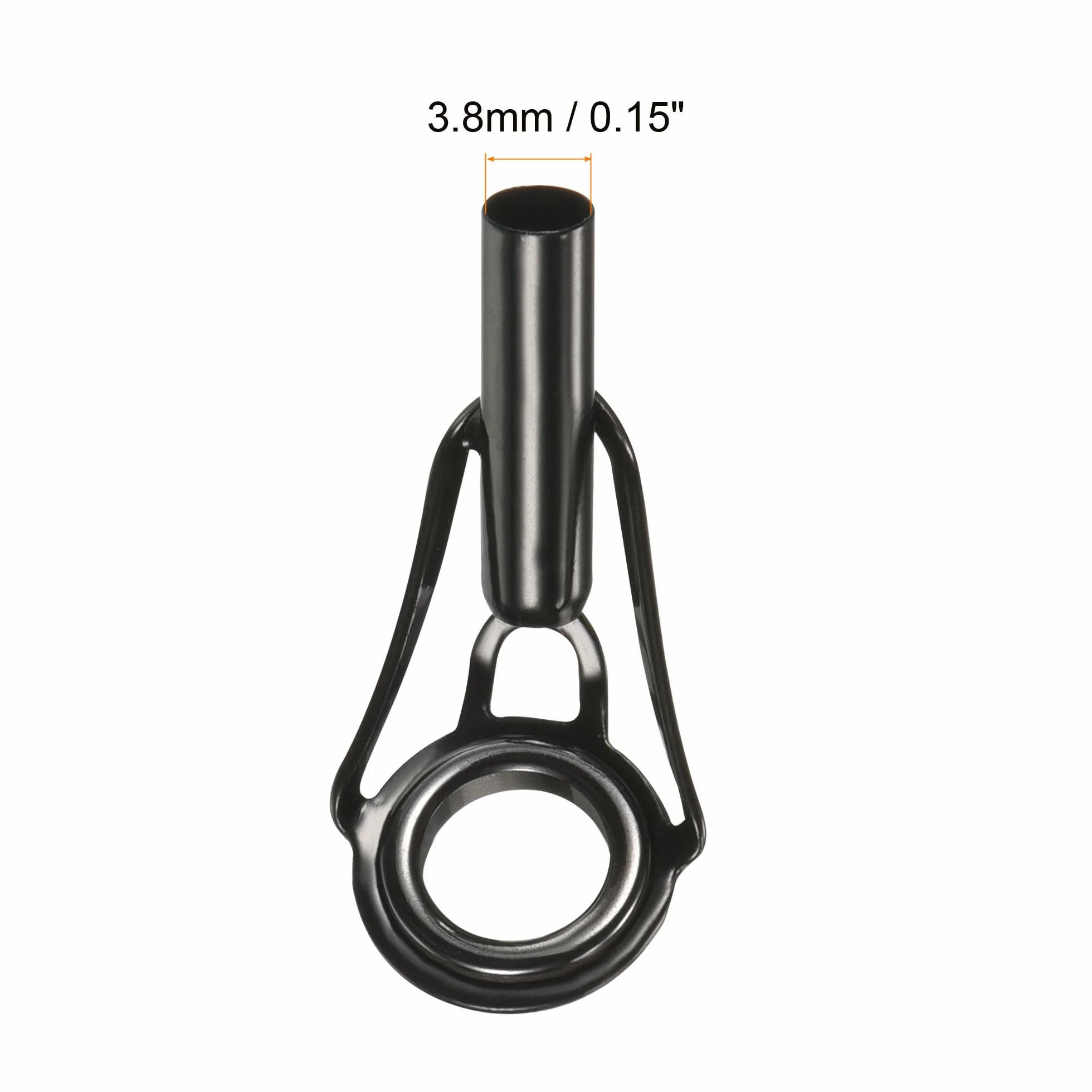 PATIKIL Tubo Diámetro Pesca Caña Puntas Reparación Kit, Inoxidable Acero Guía Anillo para Agua Dulce y Salada