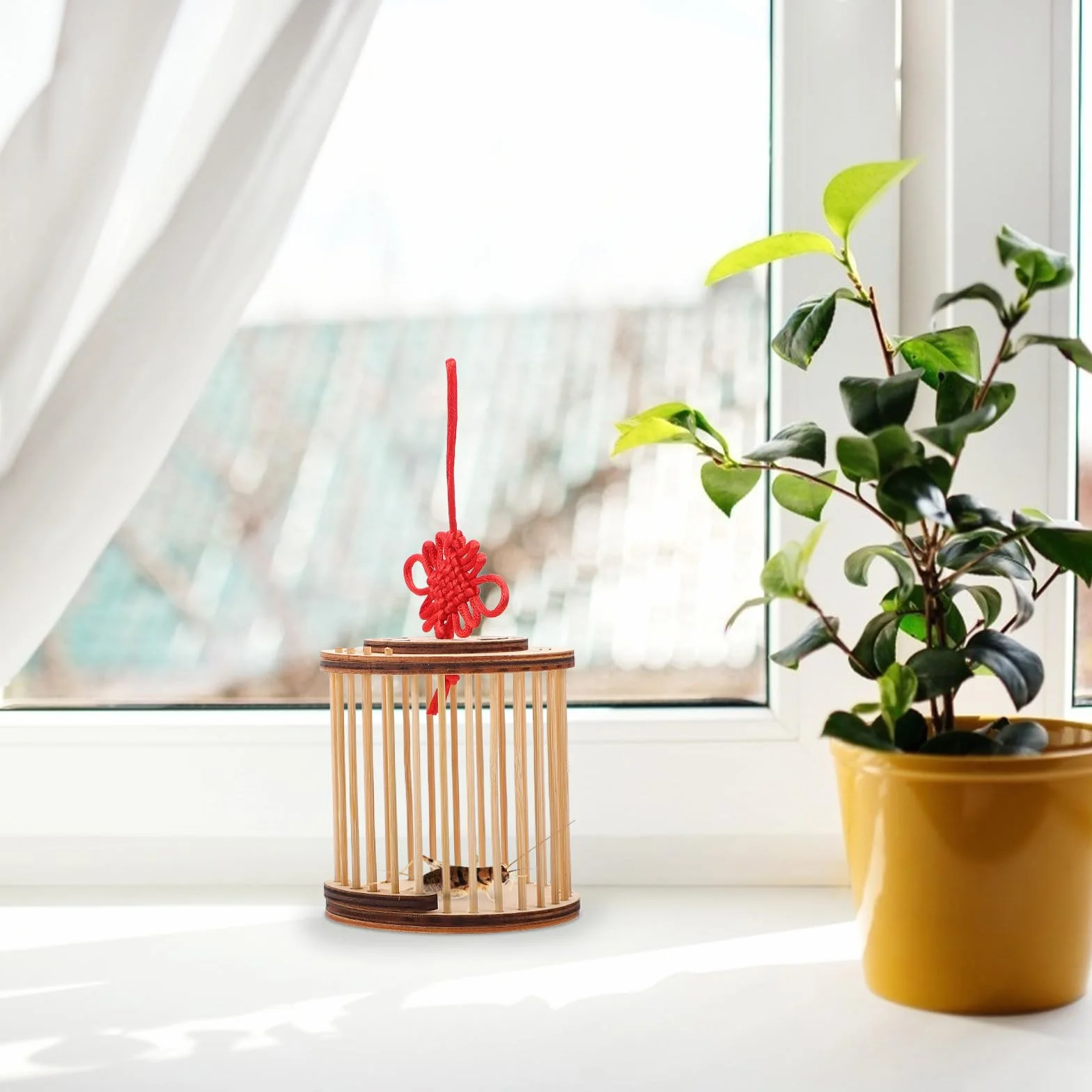 TOYANDONA Jaula de Madera para Grillos y Transporte Ligero y Estable para Mascotas Insectos para Aficionados la Exploración Natural