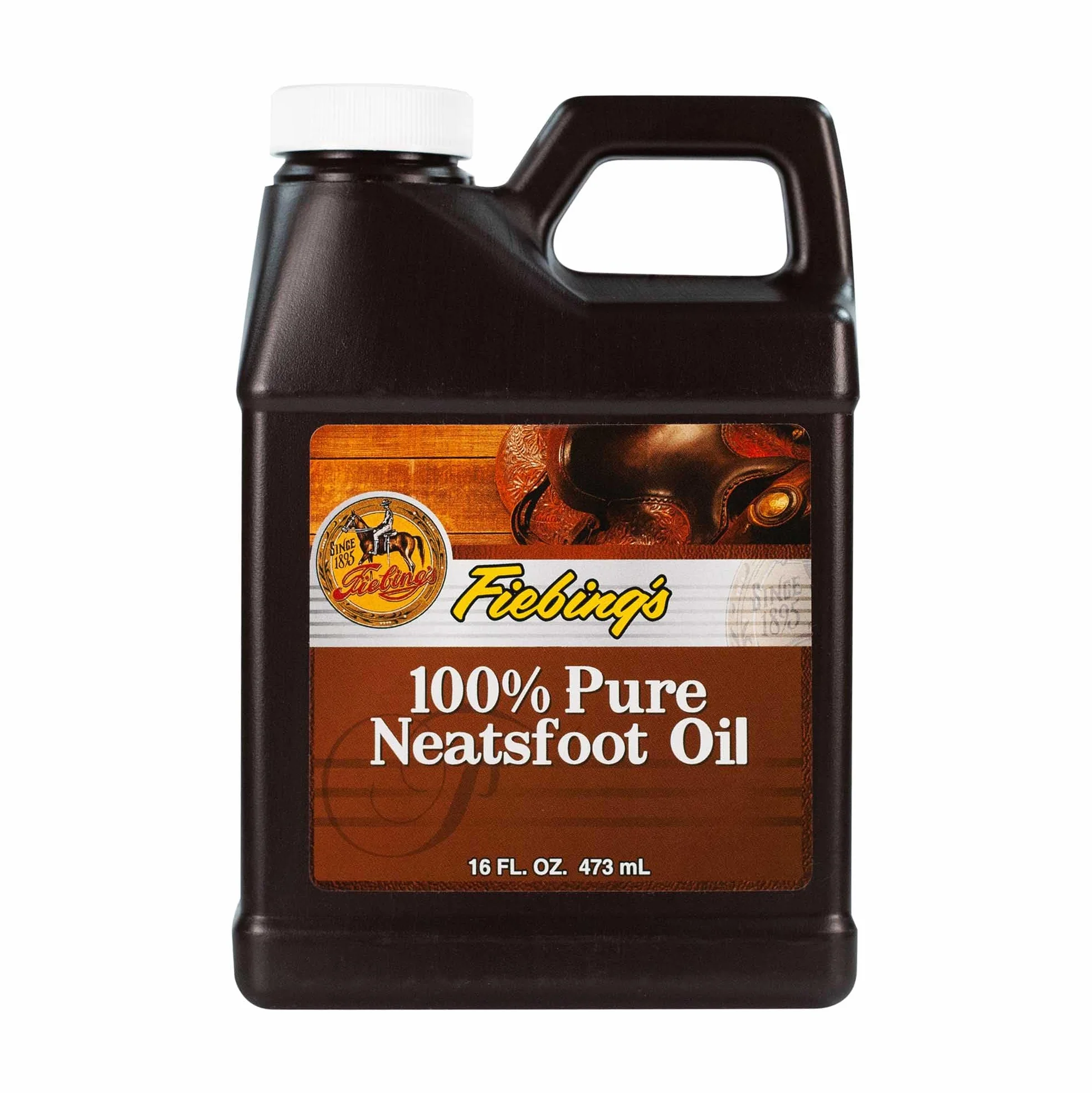 Fiebing's 100% Pure Neatsfoot Oil Natural Leather Preservative 16-Ounce