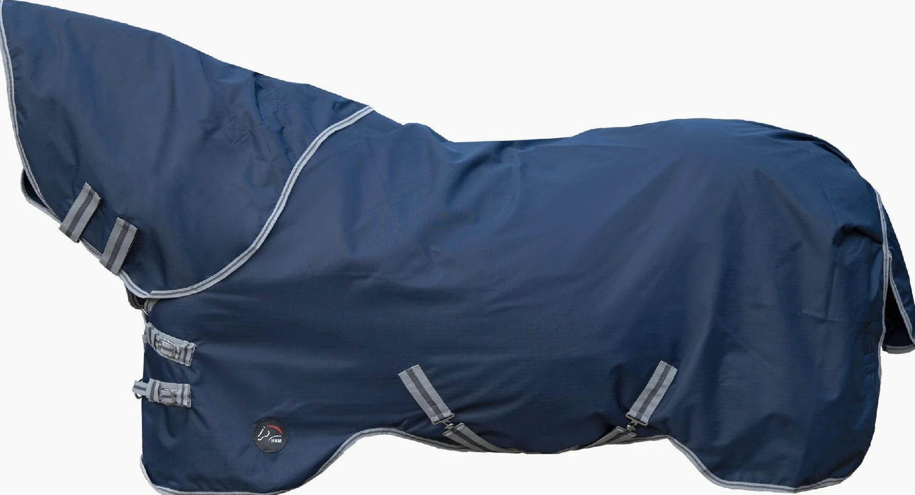 HKM Therma Pro Manta de exterior cuello desmontable Azul Oscuro 155